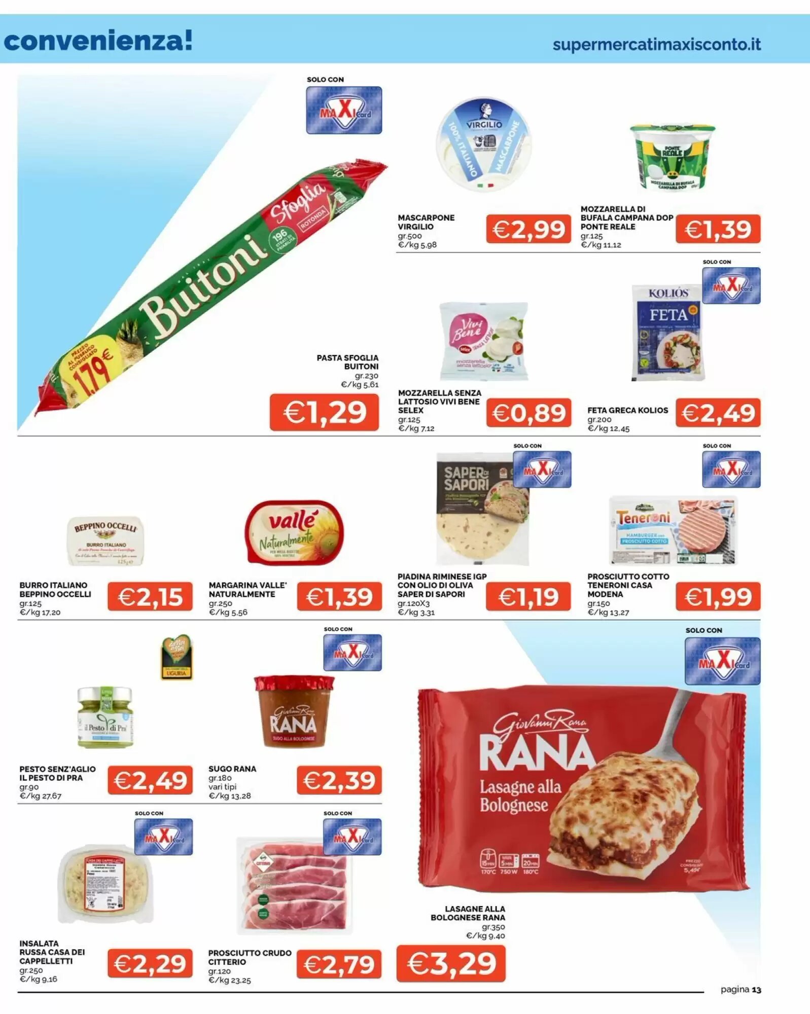 Volantino promozionale Maxisconto  valide dal 02/10/2026 - Pagina 13.