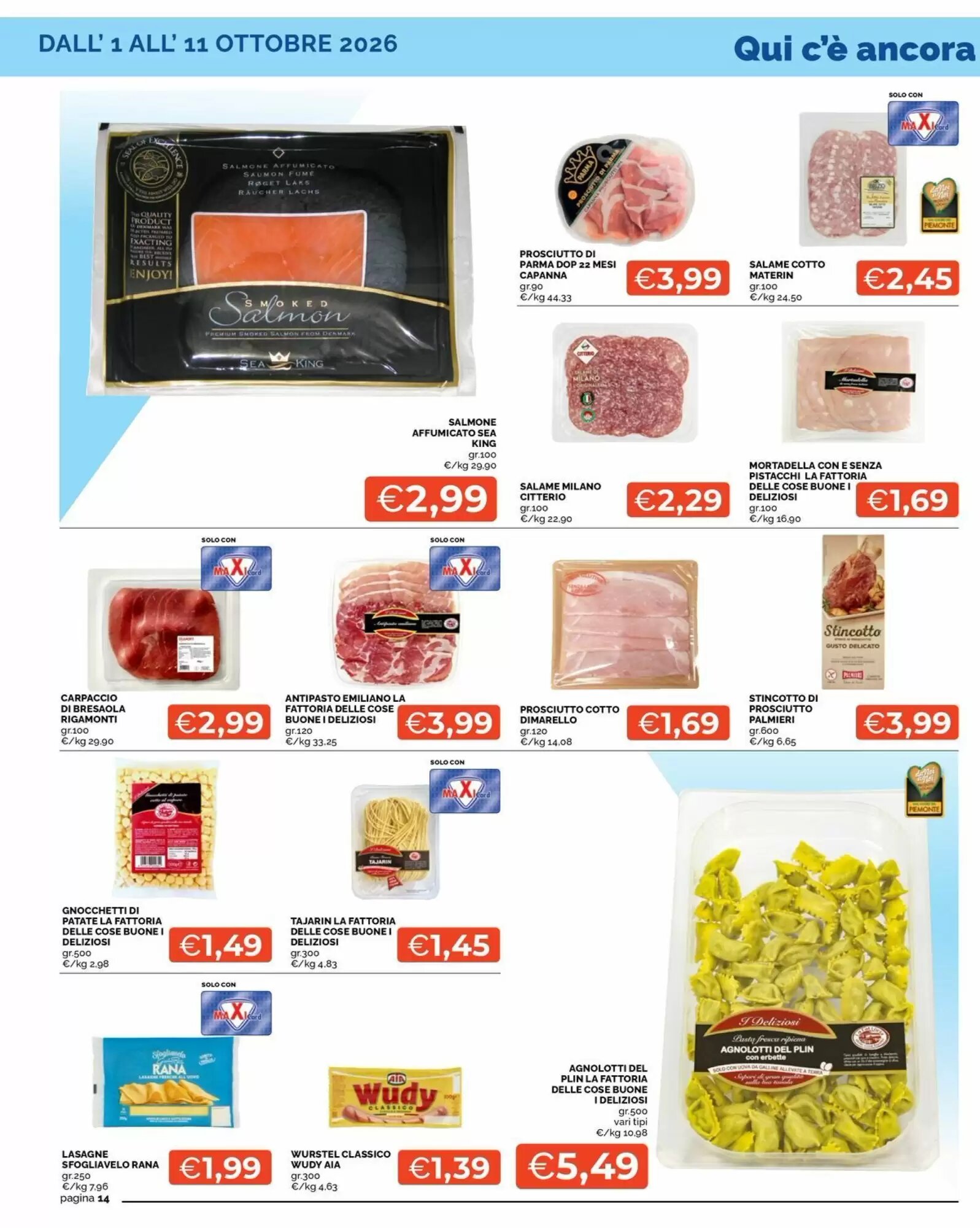 Volantino promozionale Maxisconto  valide dal 02/10/2026 - Pagina 14.