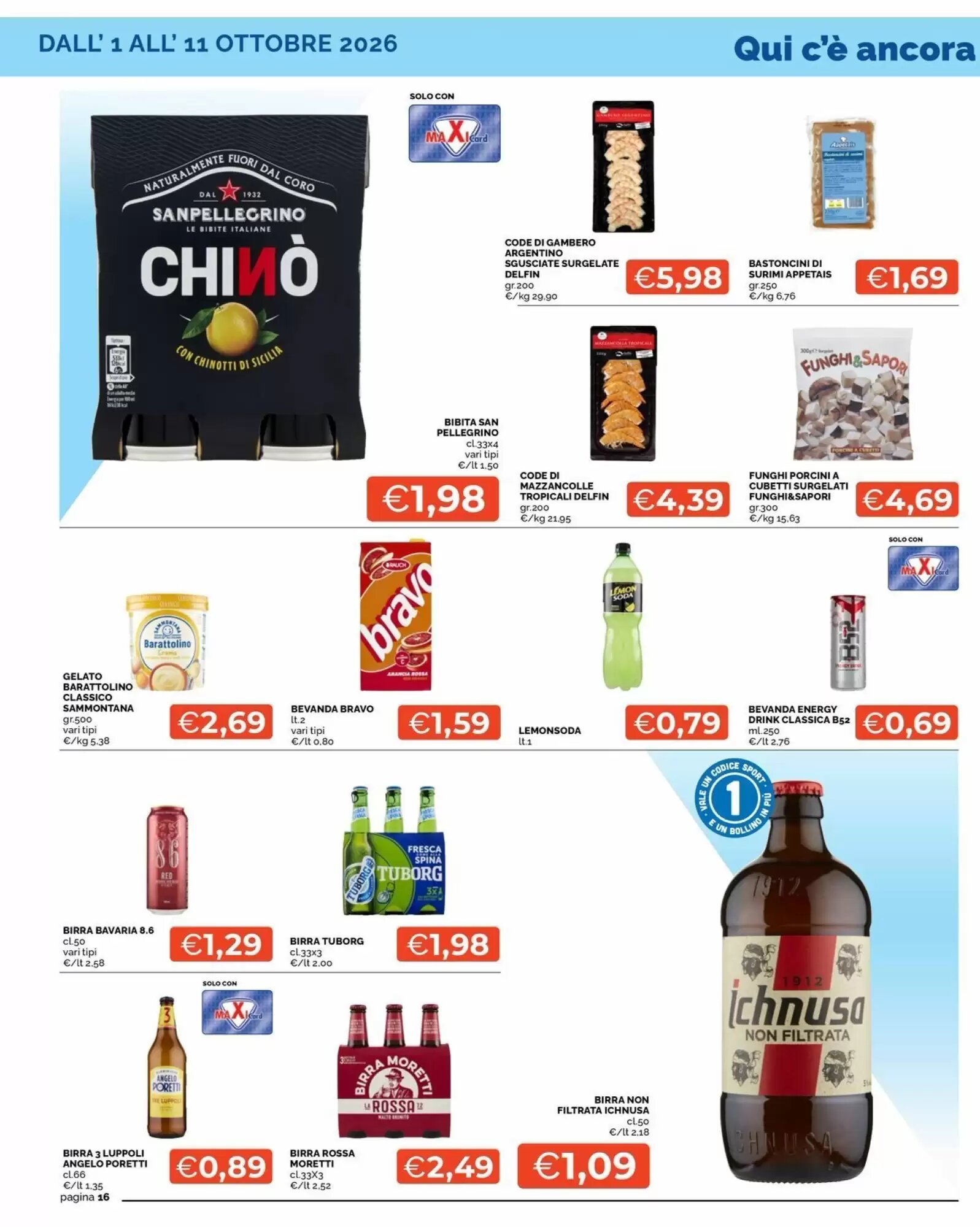 Volantino promozionale Maxisconto  valide dal 02/10/2026 - Pagina 16.