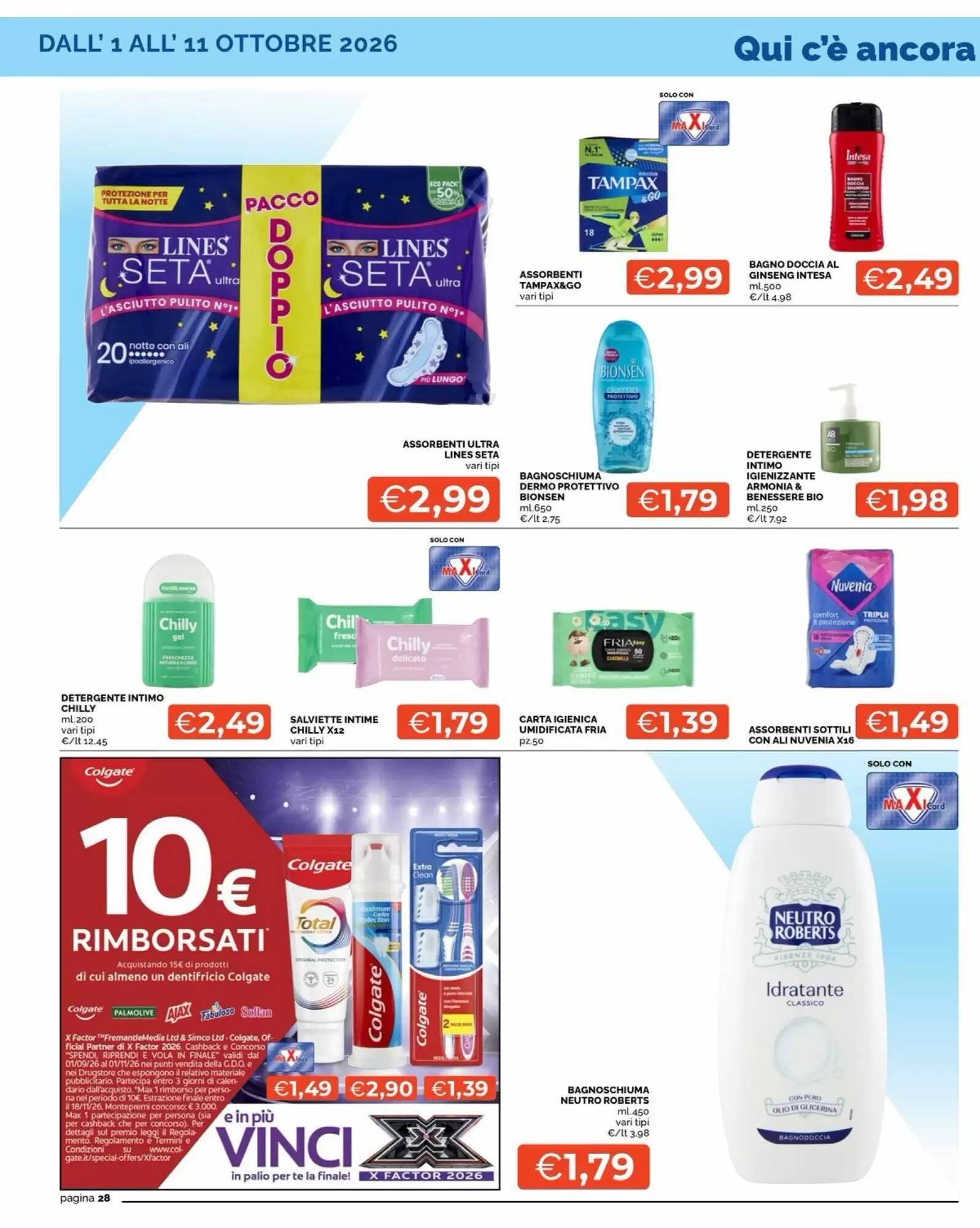 Volantino promozionale Maxisconto  valide dal 02/10/2026 - Pagina 28.
