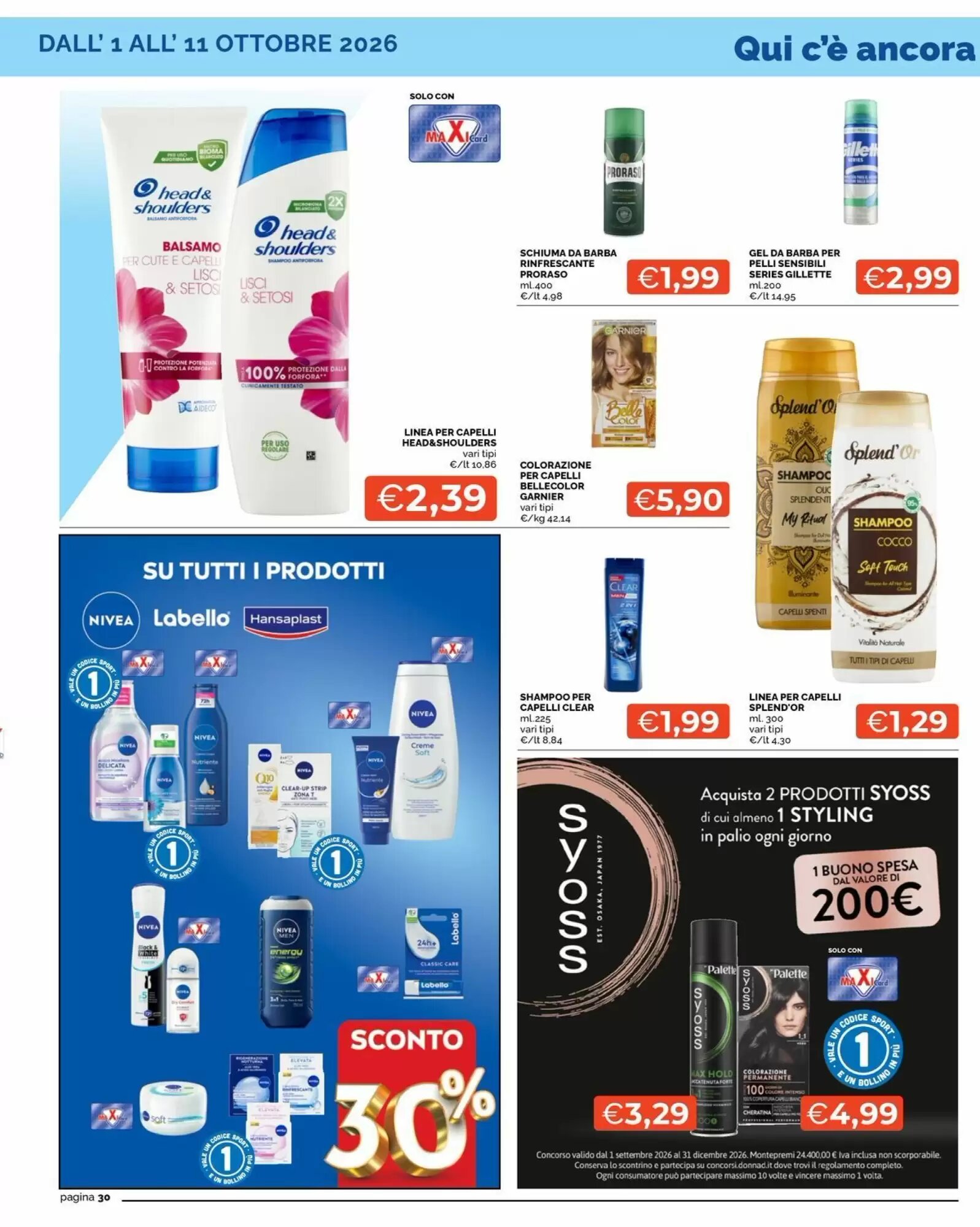 Volantino promozionale Maxisconto  valide dal 02/10/2026 - Pagina 30.