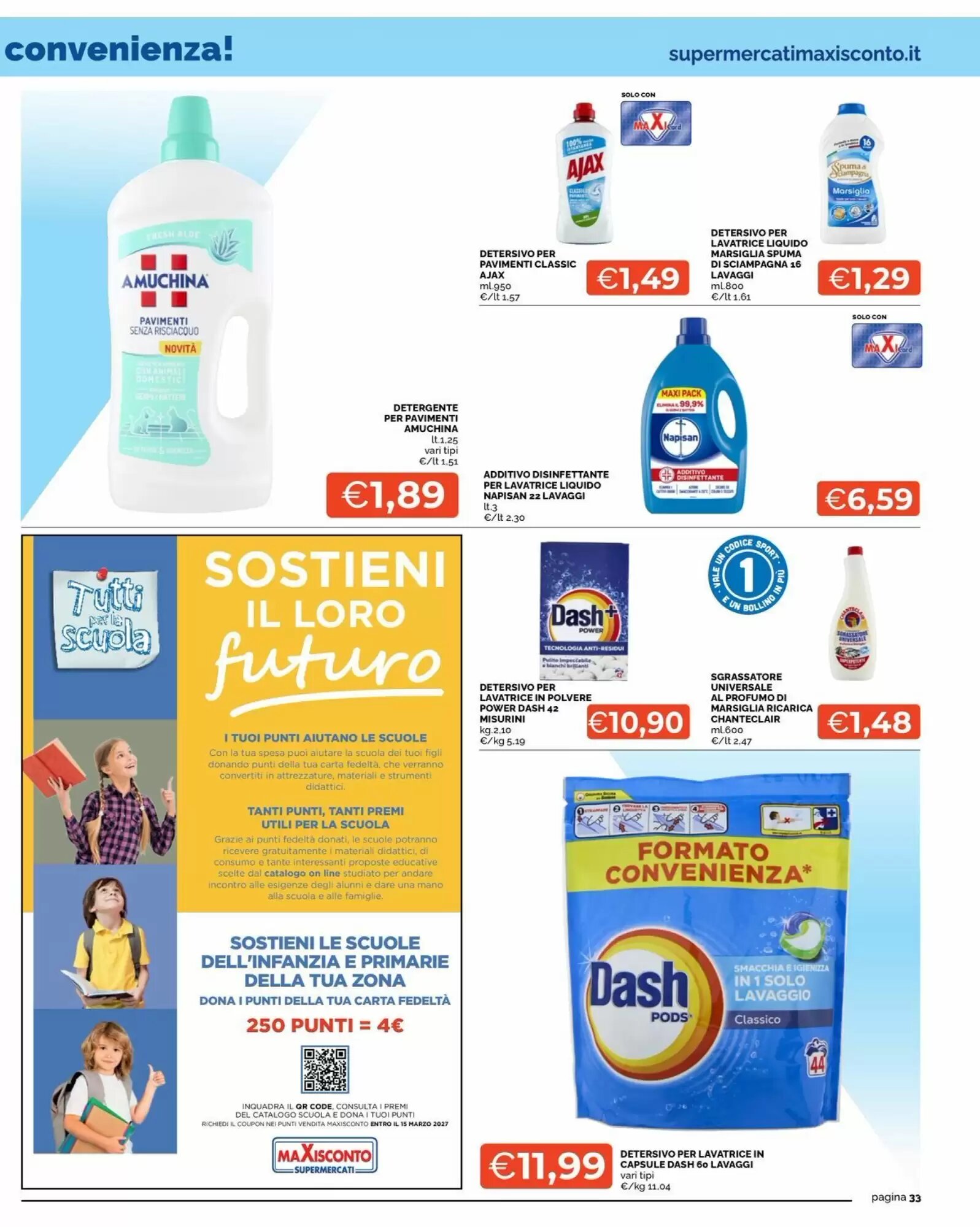 Volantino promozionale Maxisconto  valide dal 02/10/2026 - Pagina 33.