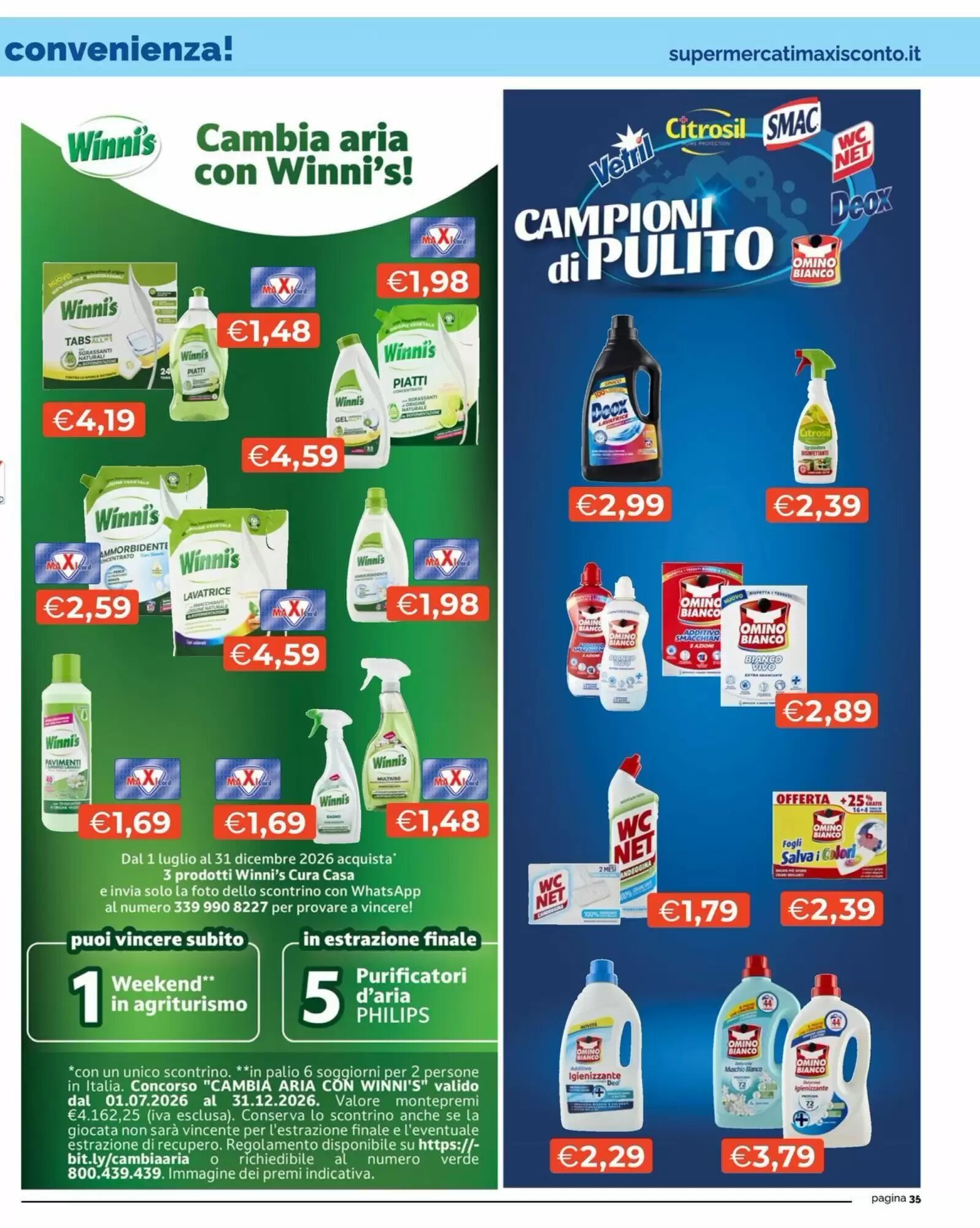 Volantino promozionale Maxisconto  valide dal 02/10/2026 - Pagina 35.