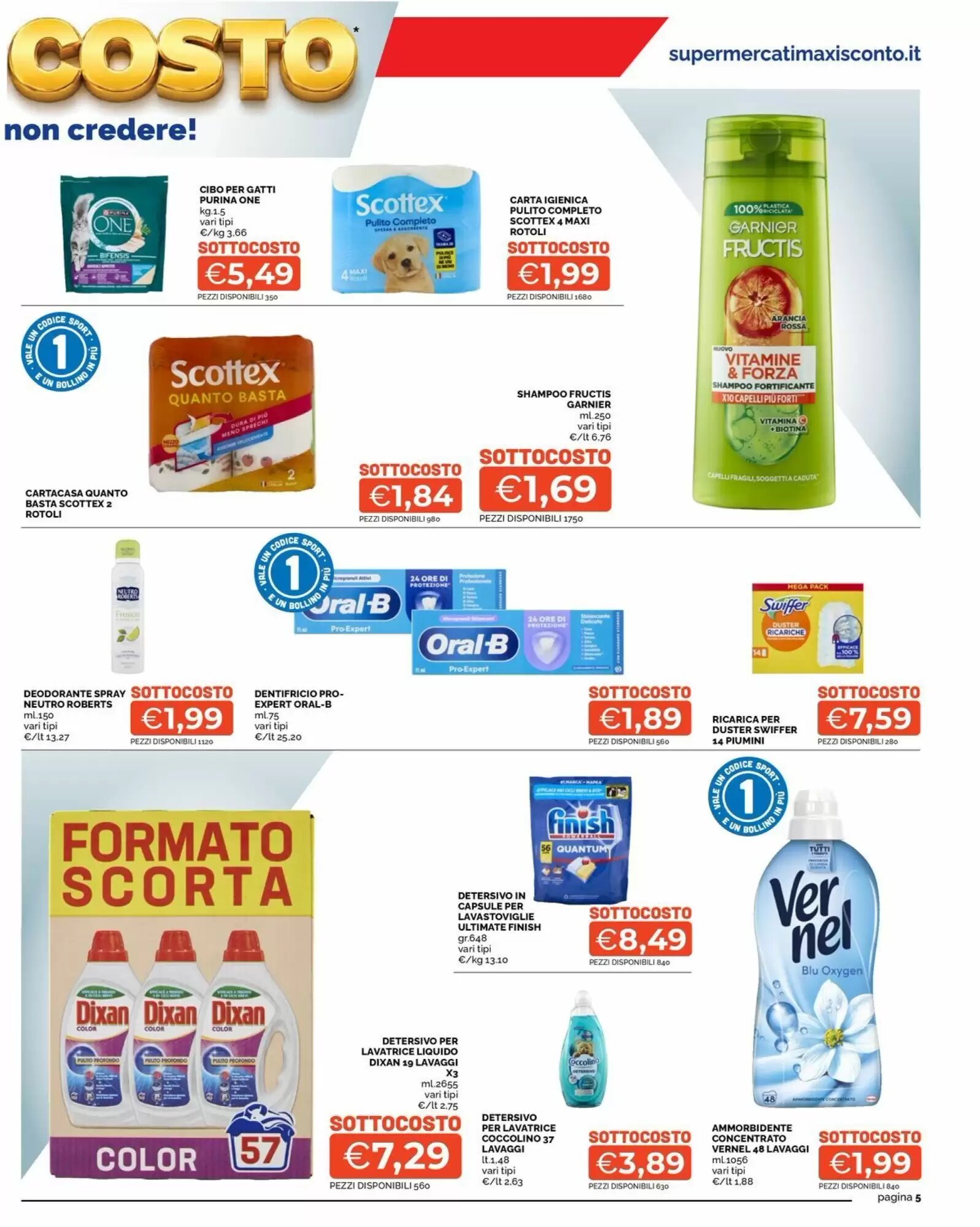 Volantino promozionale Maxisconto  valide dal 02/10/2026 - Pagina 5.