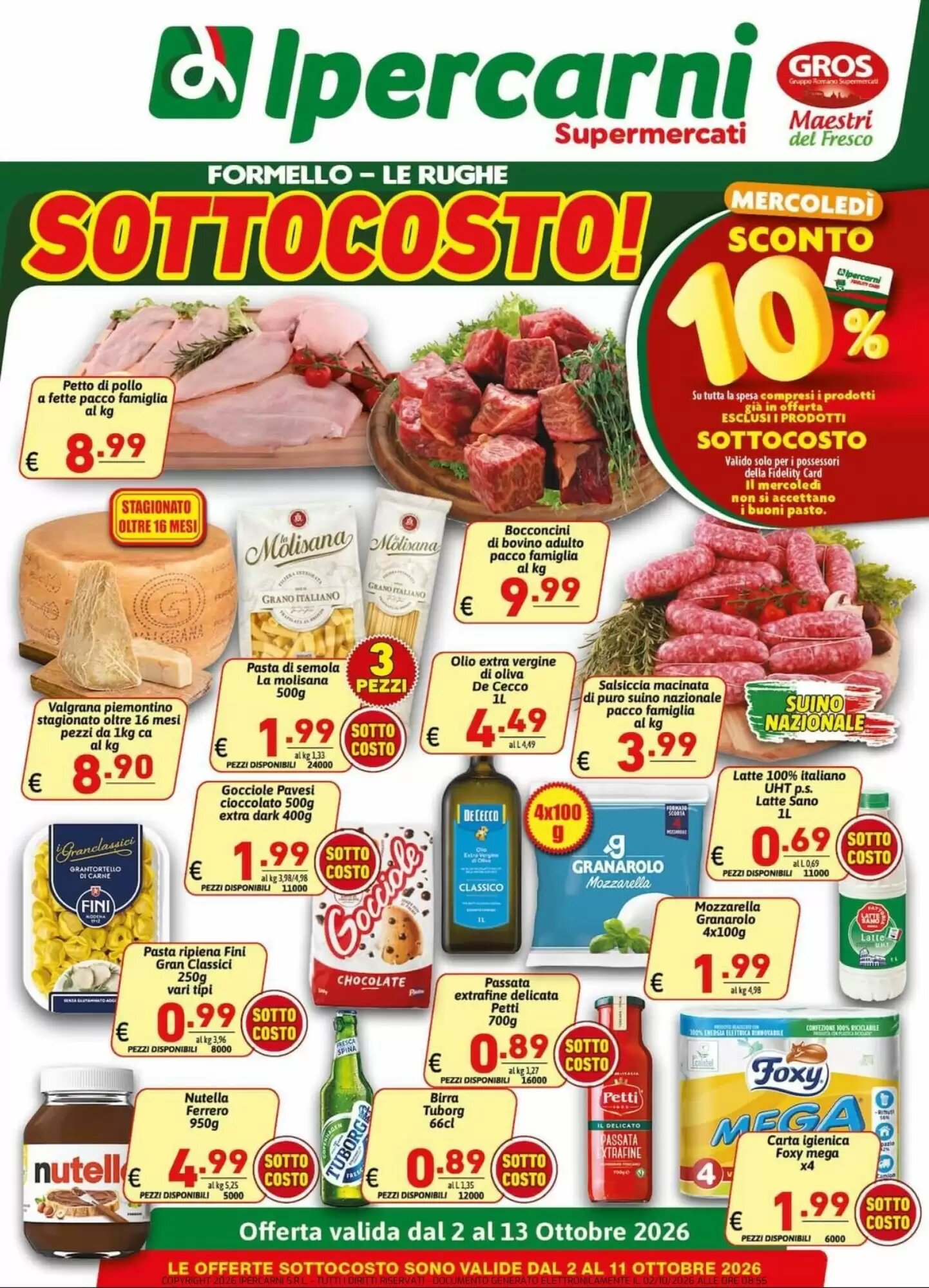 Volantino promozionale Ipercarni valide dal 02/10/2026 - Pagina 1.