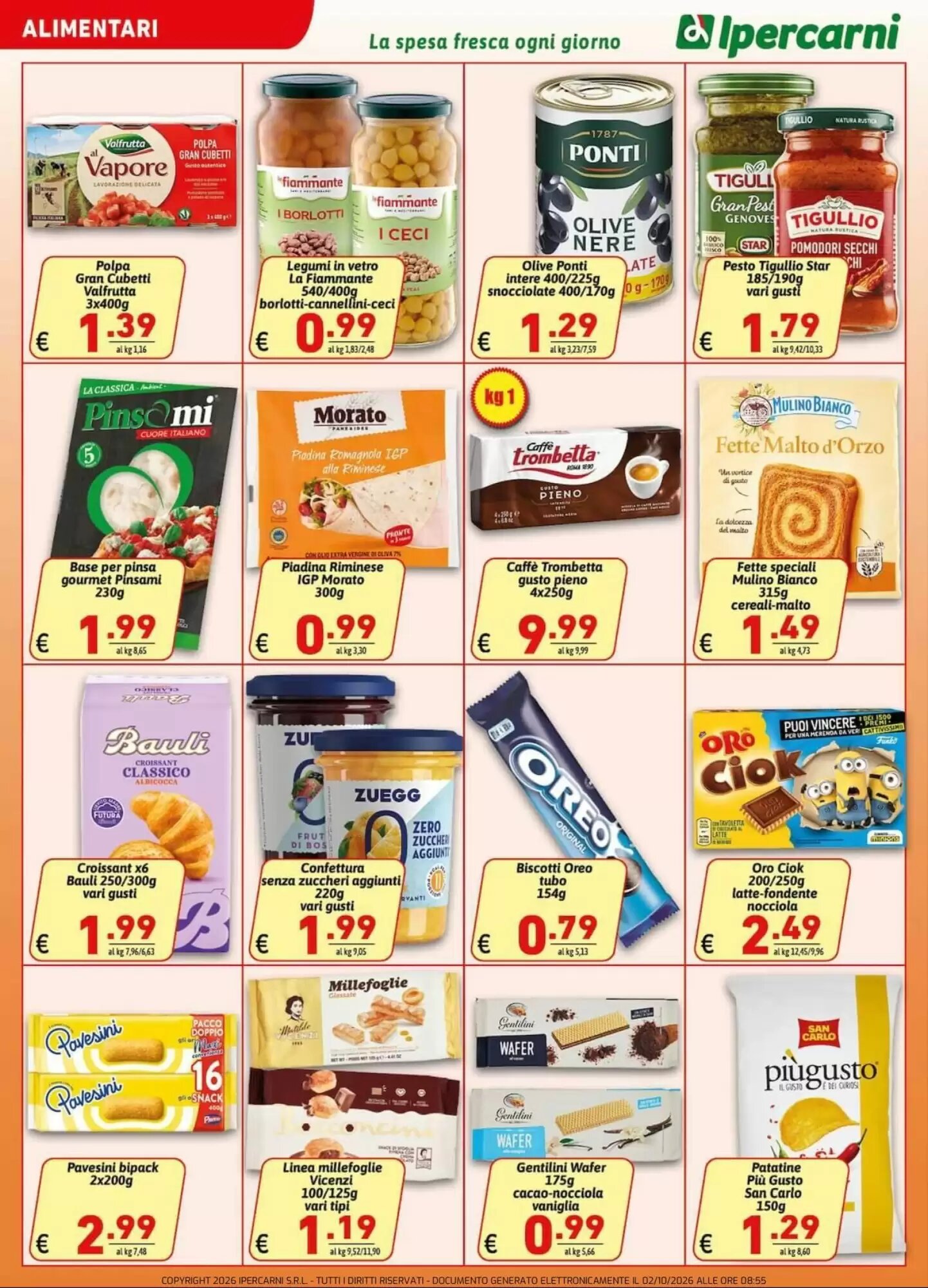 Volantino promozionale Ipercarni  valide dal 02/10/2026 - Pagina 12.