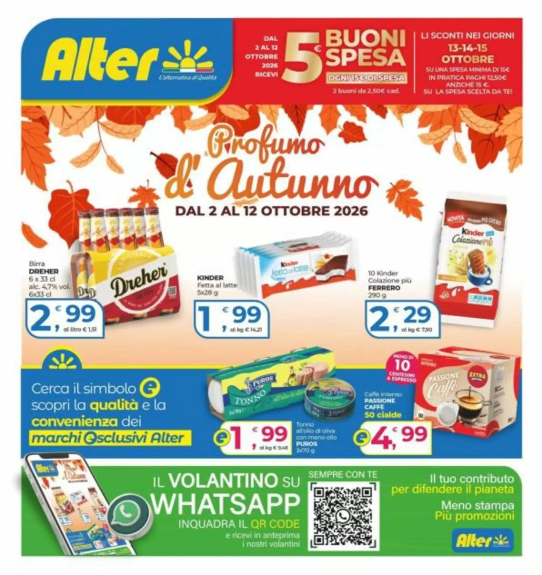 Volantino promozionale Alter Discount valide dal 02/10/2026 - Pagina 1.