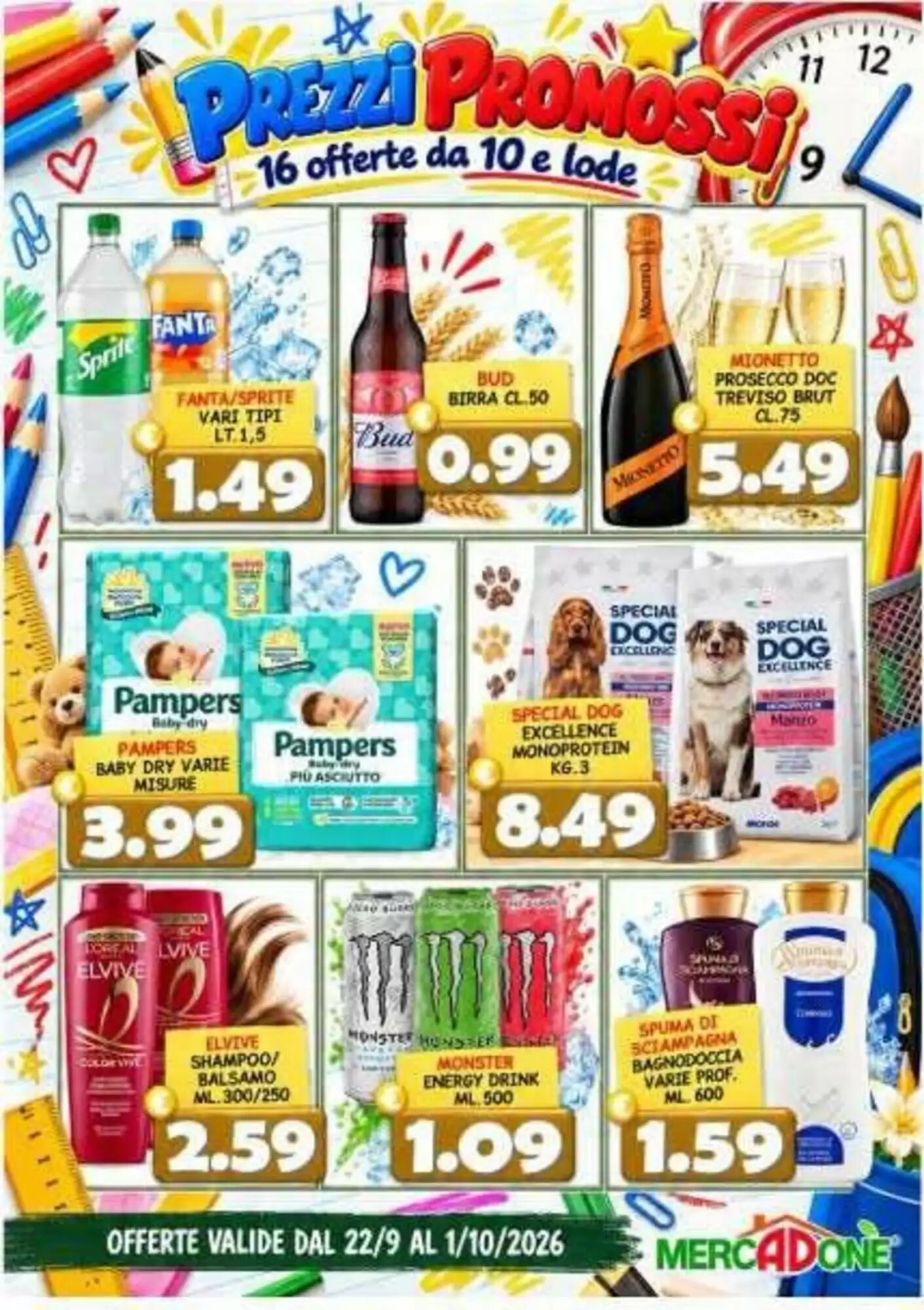 Volantino promozionale MercADone  valide dal 02/10/2026 - Pagina 9.