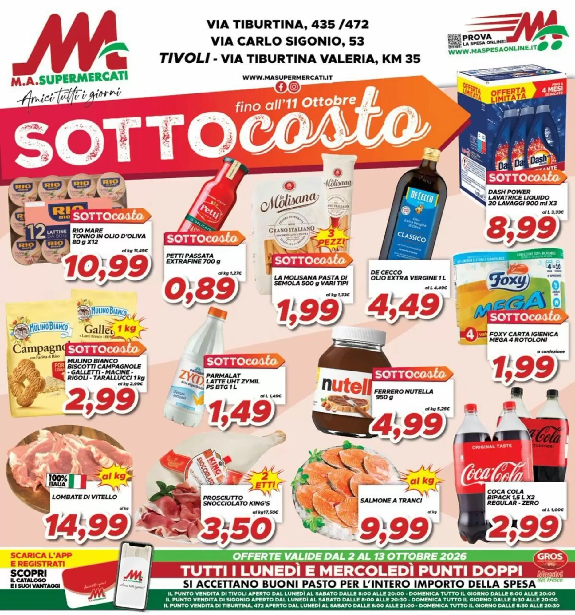 Volantino promozionale MA Supermercati valide dal 02/10/2026 - Pagina 1.