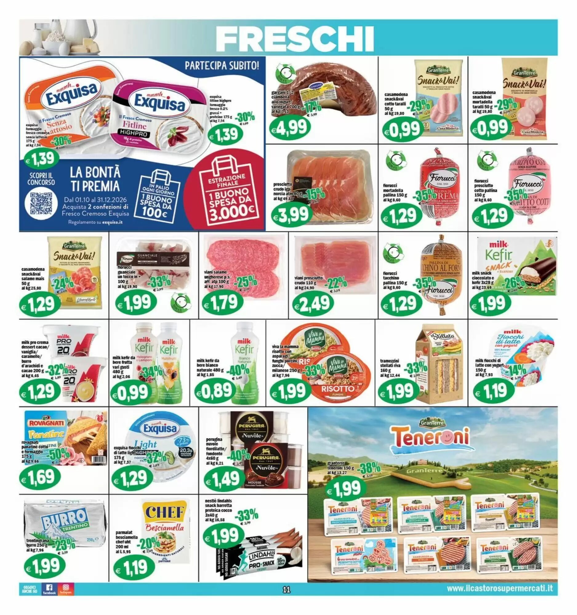 Volantino promozionale Il Castoro Supermercati  valide dal 02/10/2026 - Pagina 11.