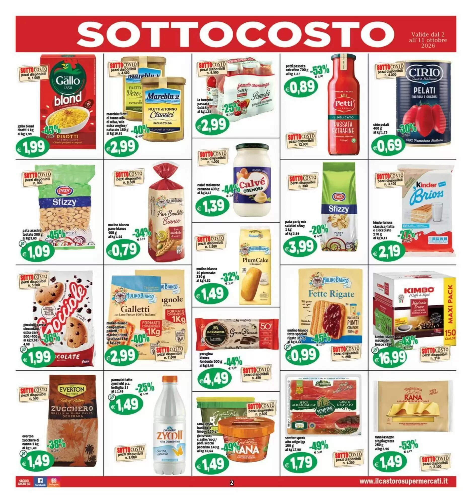 Volantino promozionale Il Castoro Supermercati  valide dal 02/10/2026 - Pagina 2.