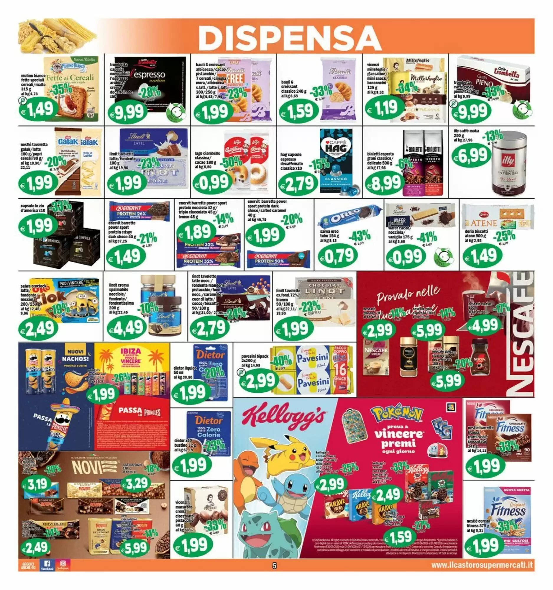 Volantino promozionale Il Castoro Supermercati  valide dal 02/10/2026 - Pagina 5.
