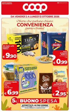 Volantino promozionale Coop  valide dal 02/10/2026