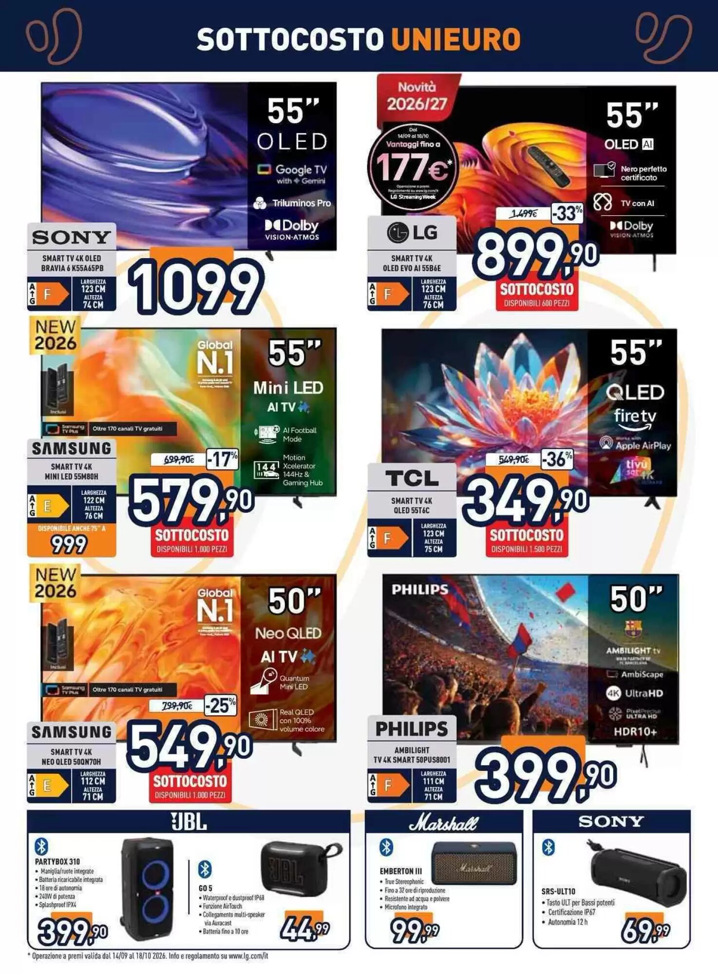 Volantino promozionale Unieuro  valide dal 02/10/2026 - Pagina 4.