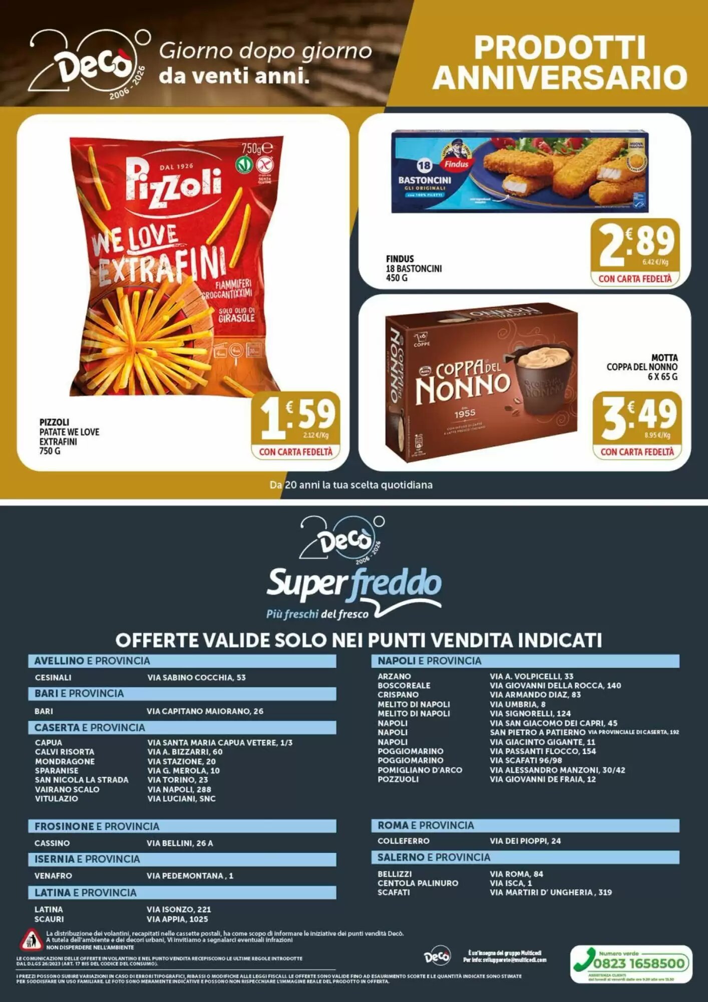 Volantino promozionale Deco Superfreddo  valide dal 02/10/2026 - Pagina 12.