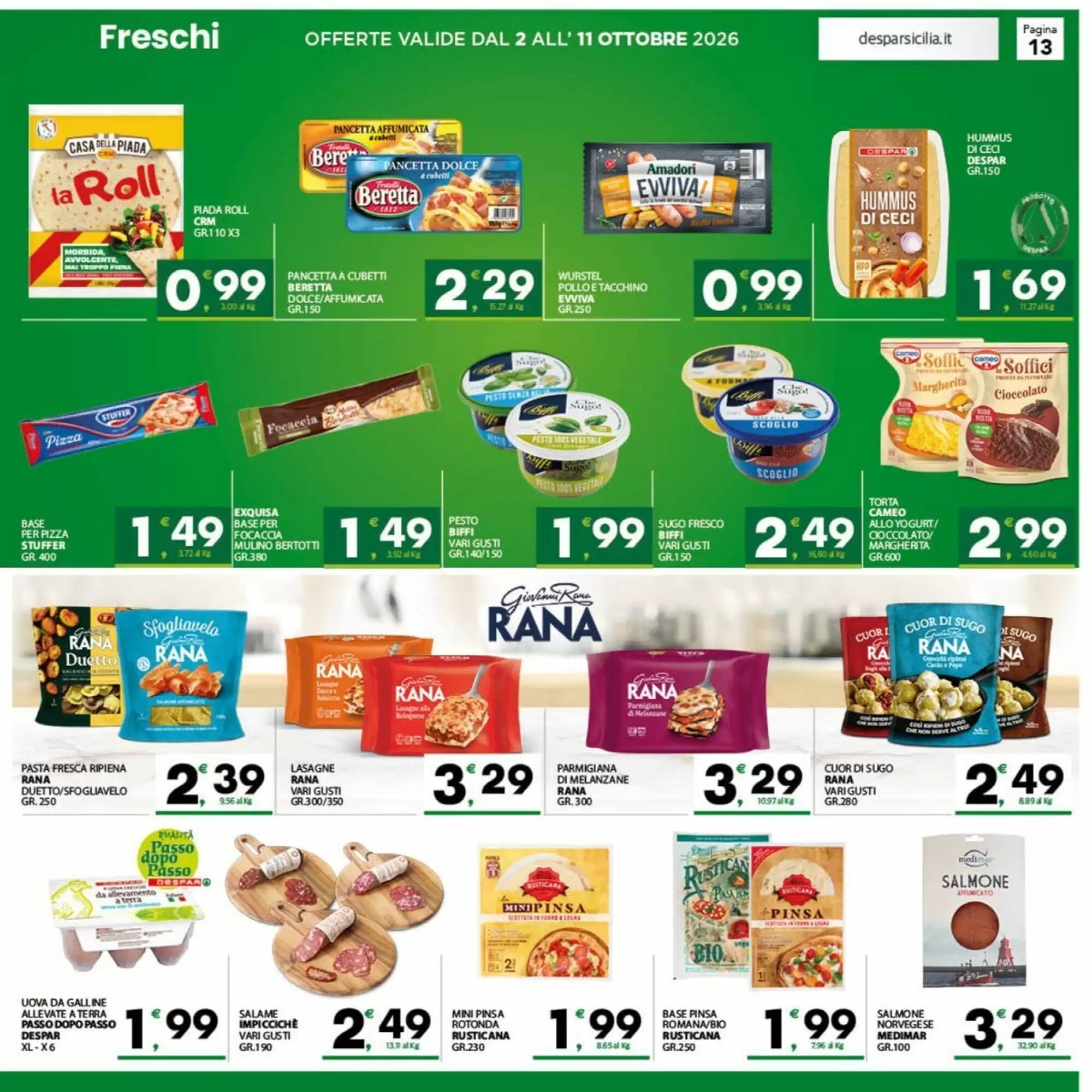 Volantino promozionale Despar Sicilia  valide dal 02/10/2026 - Pagina 13.