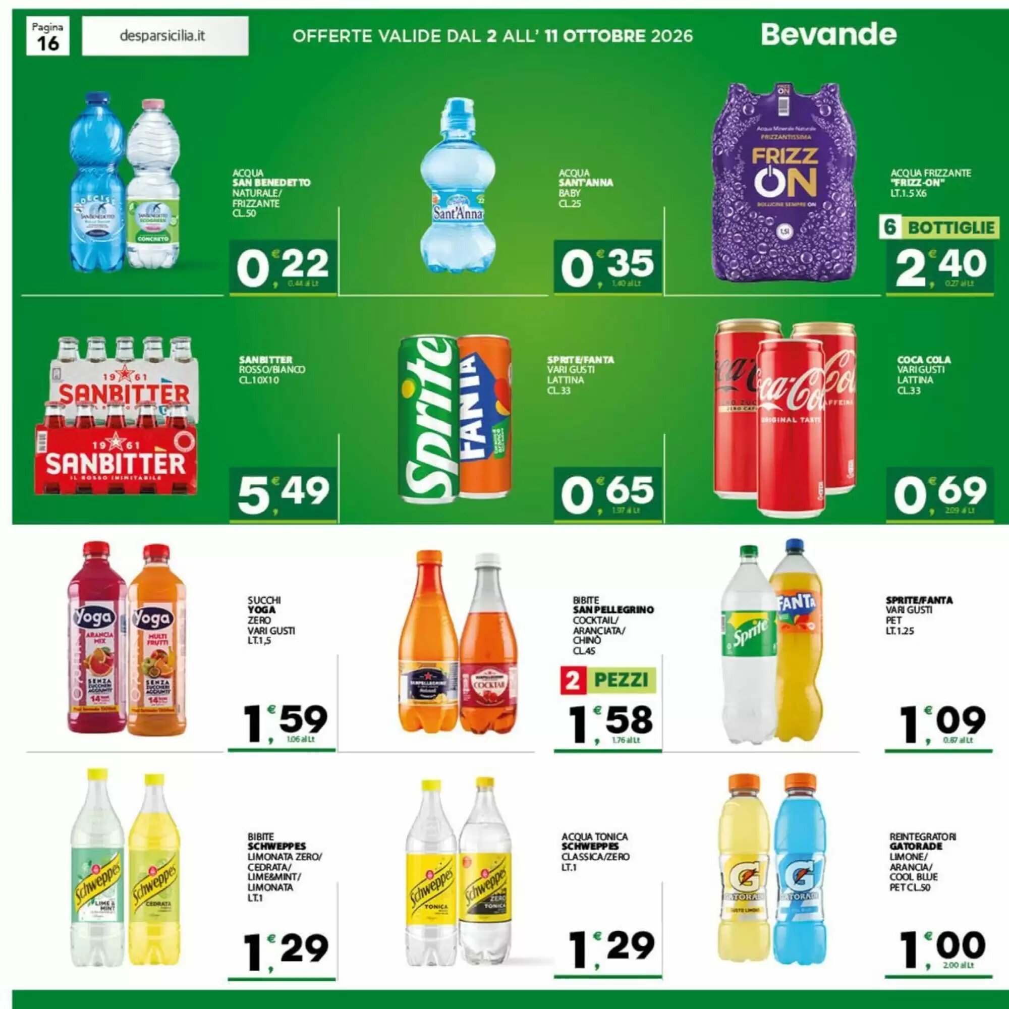 Volantino promozionale Despar Sicilia  valide dal 02/10/2026 - Pagina 16.