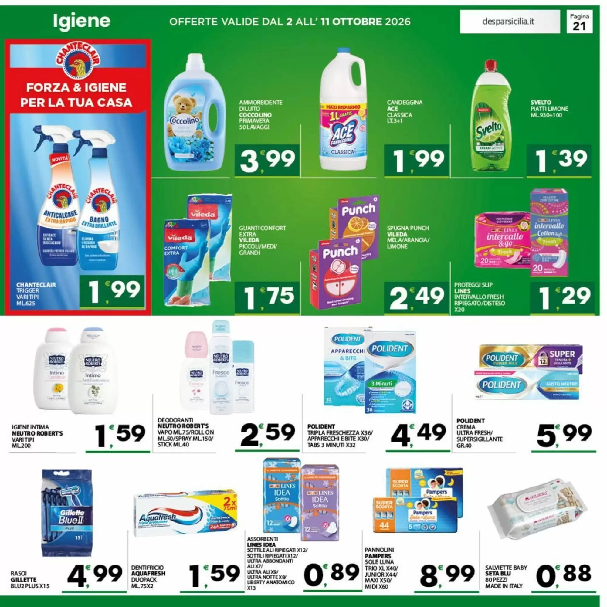 Volantino promozionale Despar Sicilia  valide dal 02/10/2026 - Pagina 21.