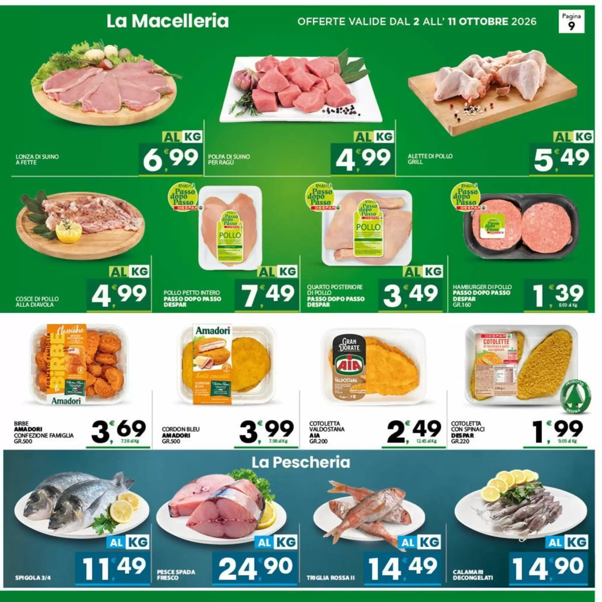 Volantino promozionale Despar Sicilia  valide dal 02/10/2026 - Pagina 9.