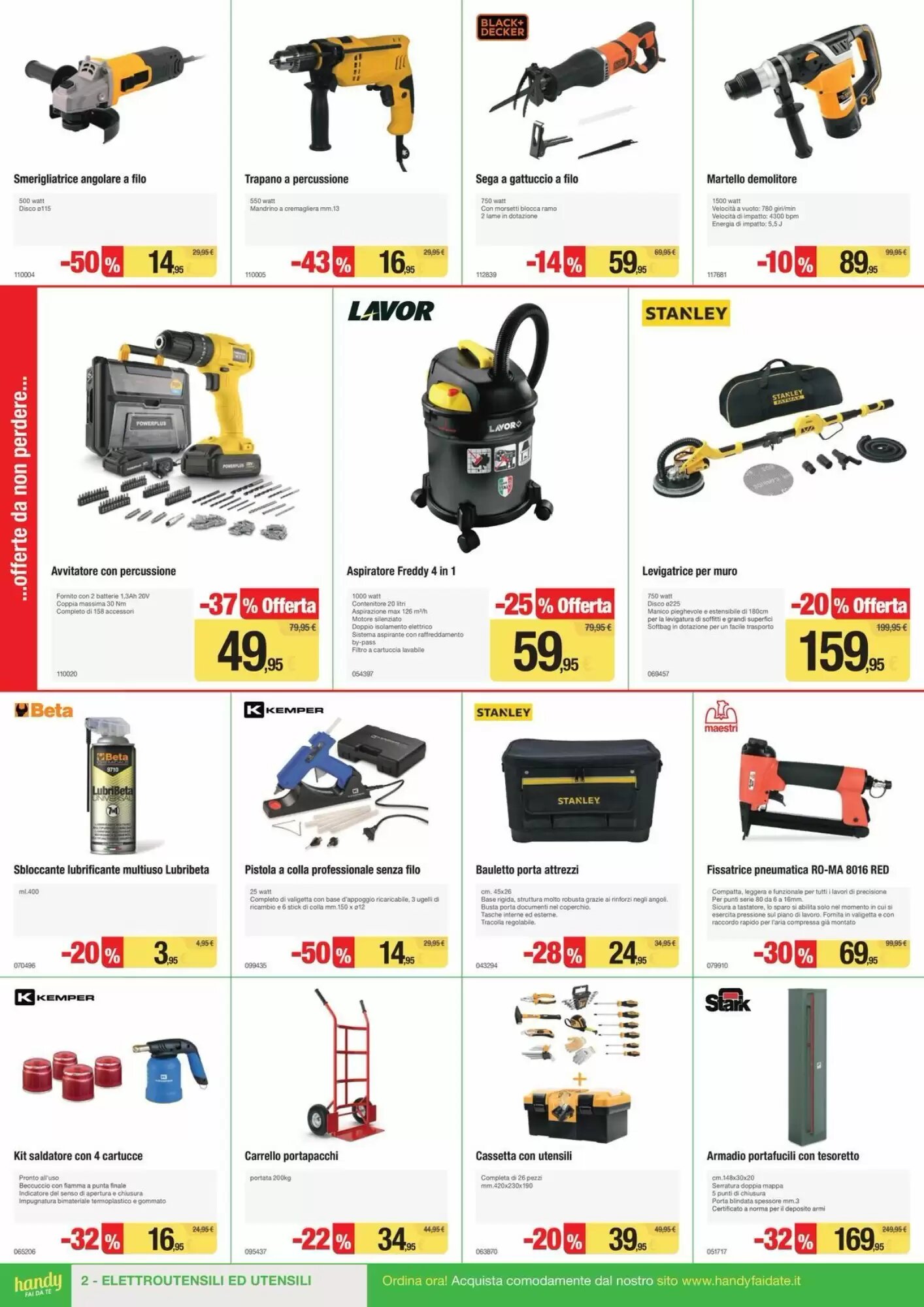 Volantino promozionale Handy fai da te  valide dal 03/10/2026 - Pagina 2.