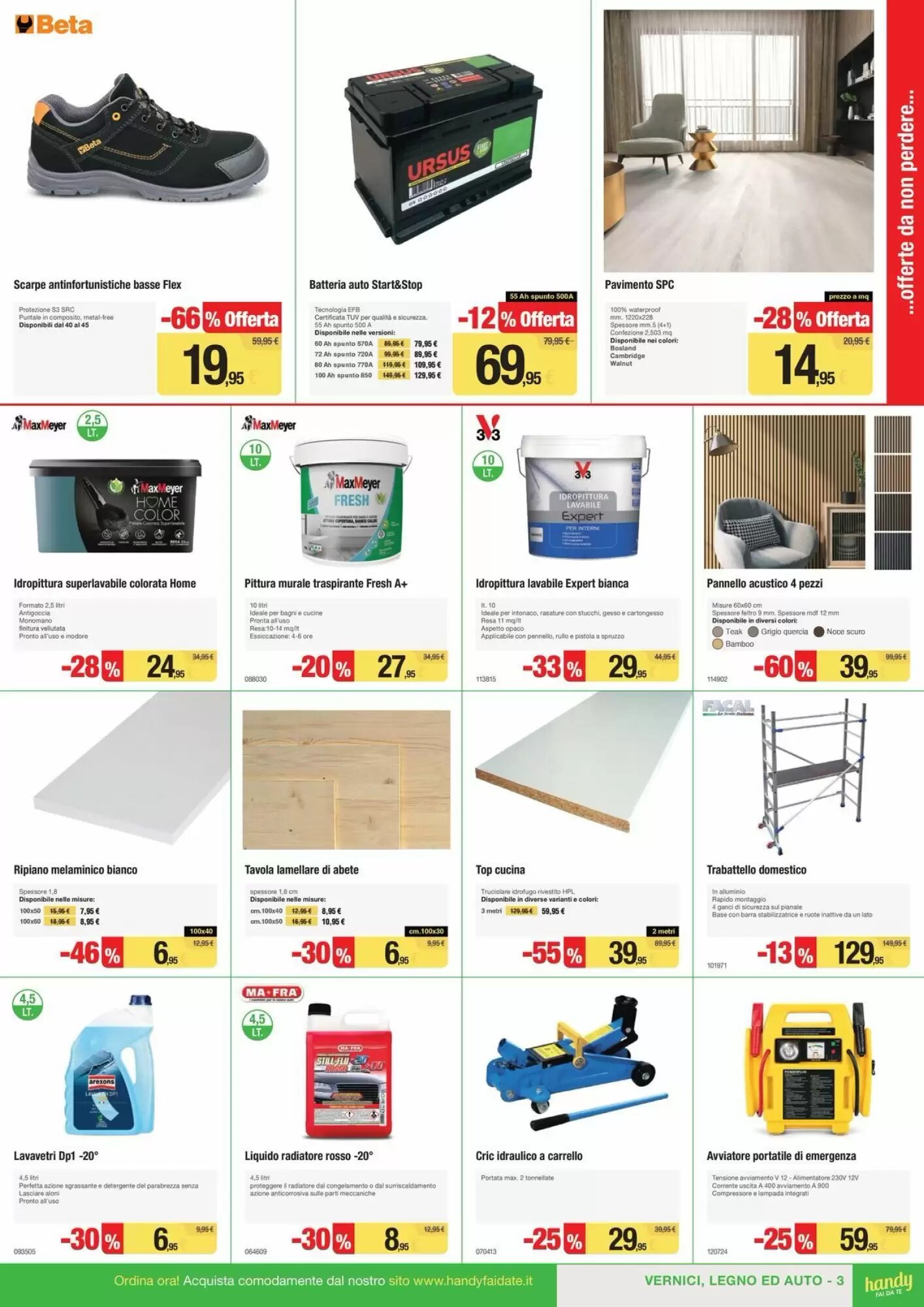Volantino promozionale Handy fai da te  valide dal 03/10/2026 - Pagina 3.