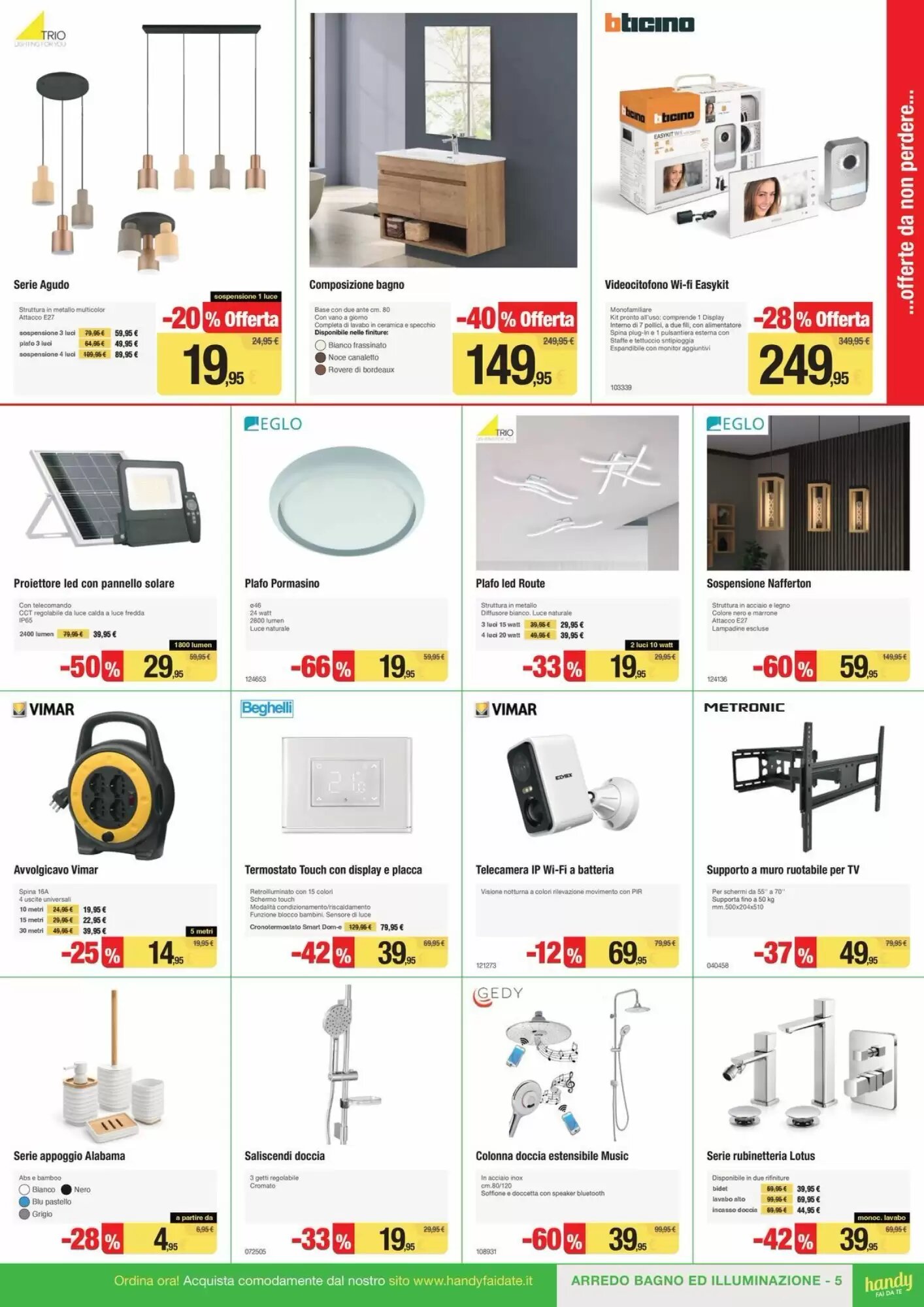 Volantino promozionale Handy fai da te  valide dal 03/10/2026 - Pagina 5.