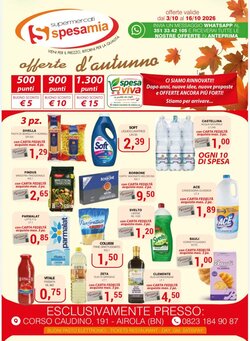 Volantino promozionale Supermercati Spesa Mia  valide dal 03/10/2026