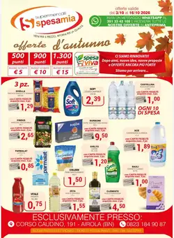 Volantino promozionale Supermercati Spesa Mia  valide dal 03/10/2026