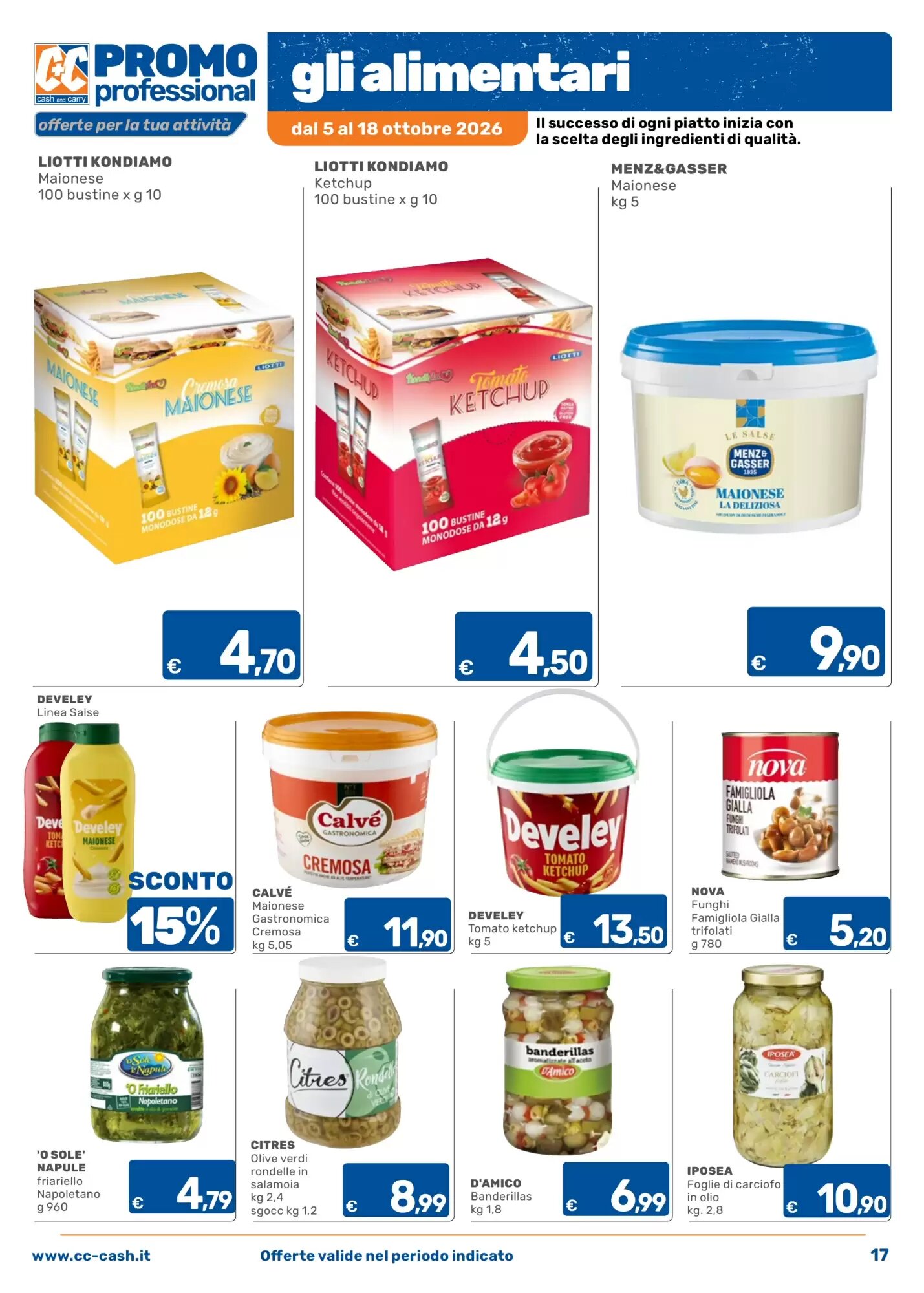 Volantino promozionale C+C Cash and Carry  valide dal 05/10/2026 - Pagina 17.