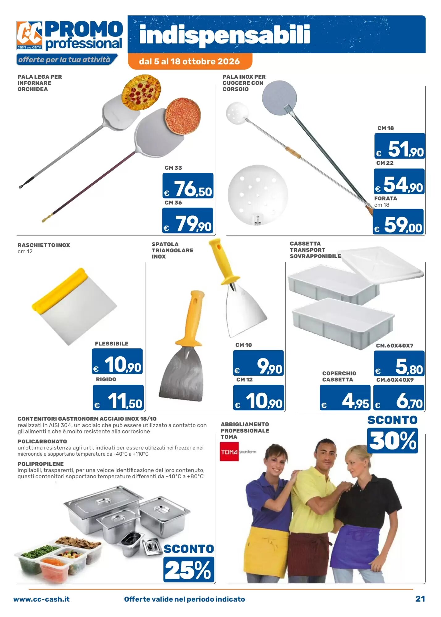 Volantino promozionale C+C Cash and Carry  valide dal 05/10/2026 - Pagina 21.