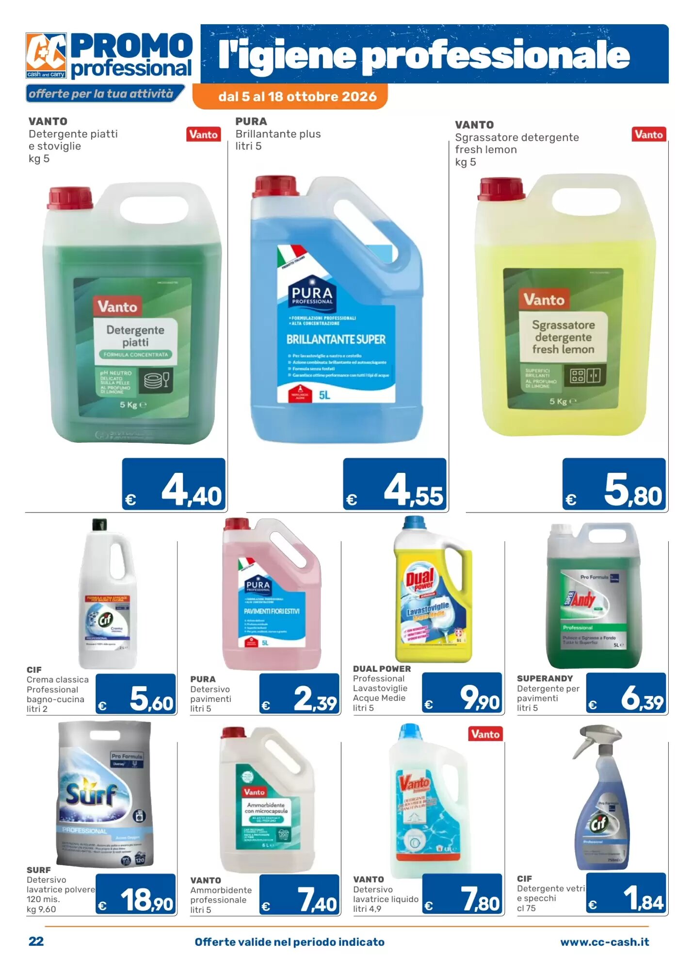 Volantino promozionale C+C Cash and Carry  valide dal 05/10/2026 - Pagina 22.