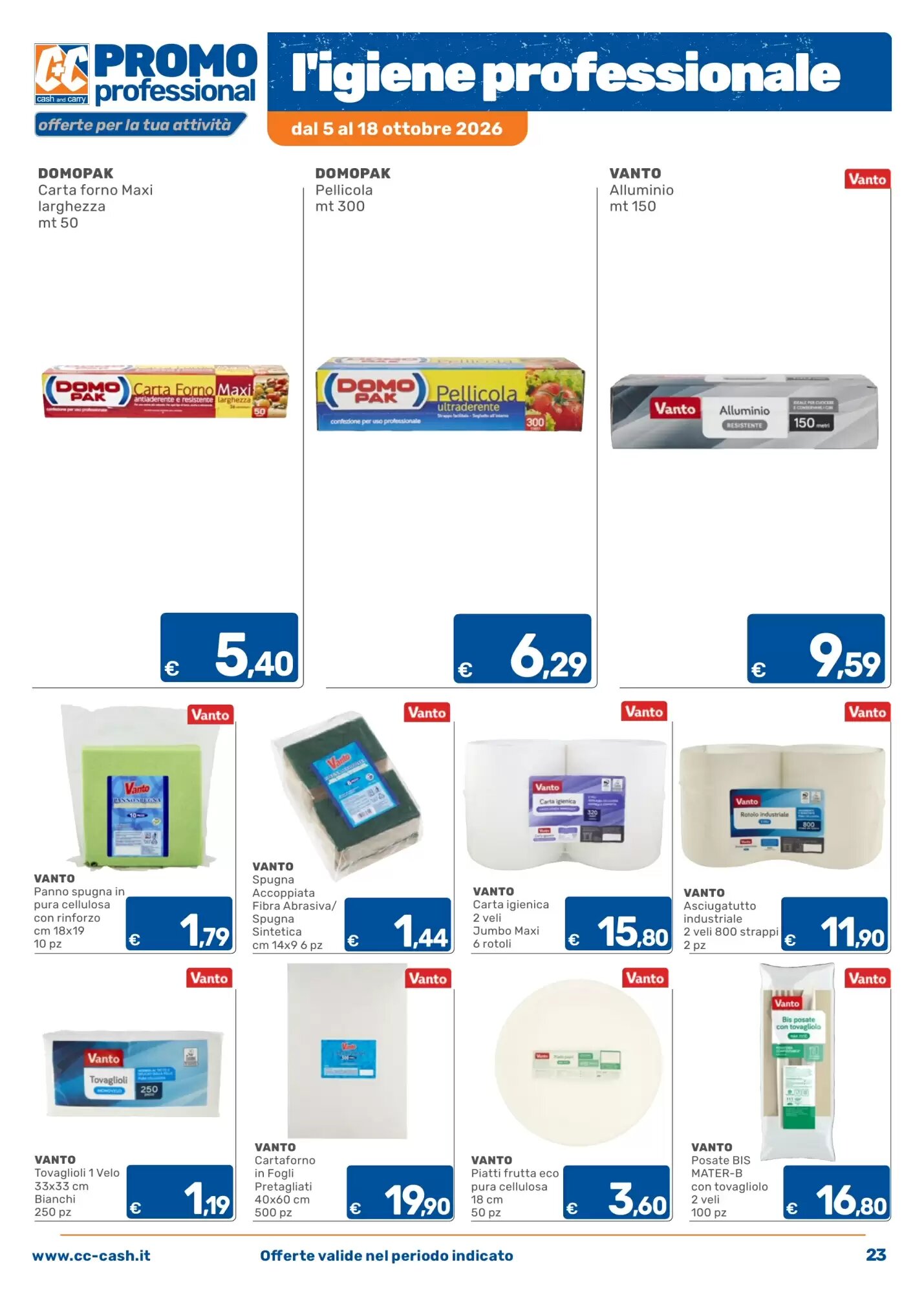 Volantino promozionale C+C Cash and Carry  valide dal 05/10/2026 - Pagina 23.