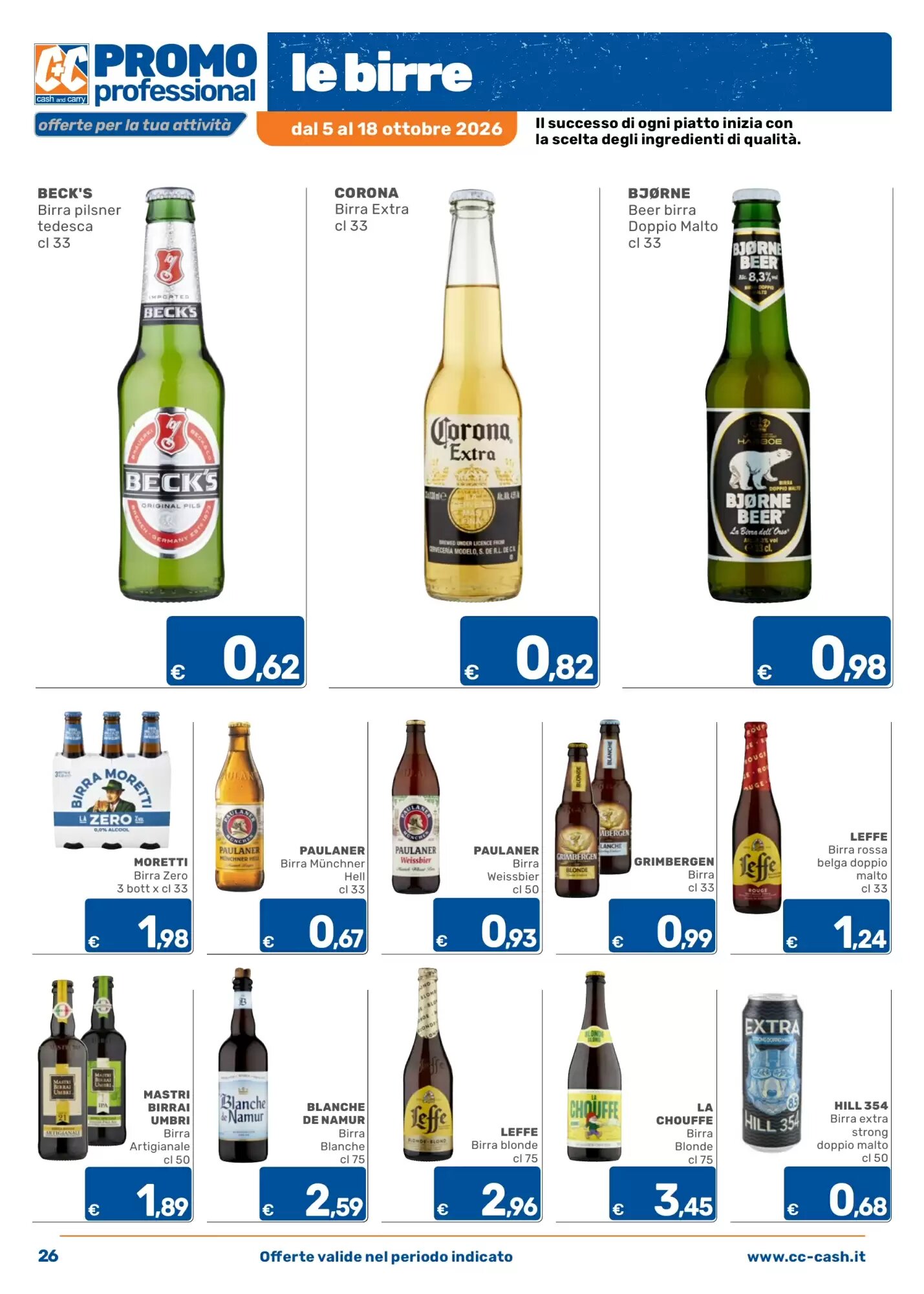 Volantino promozionale C+C Cash and Carry  valide dal 05/10/2026 - Pagina 26.