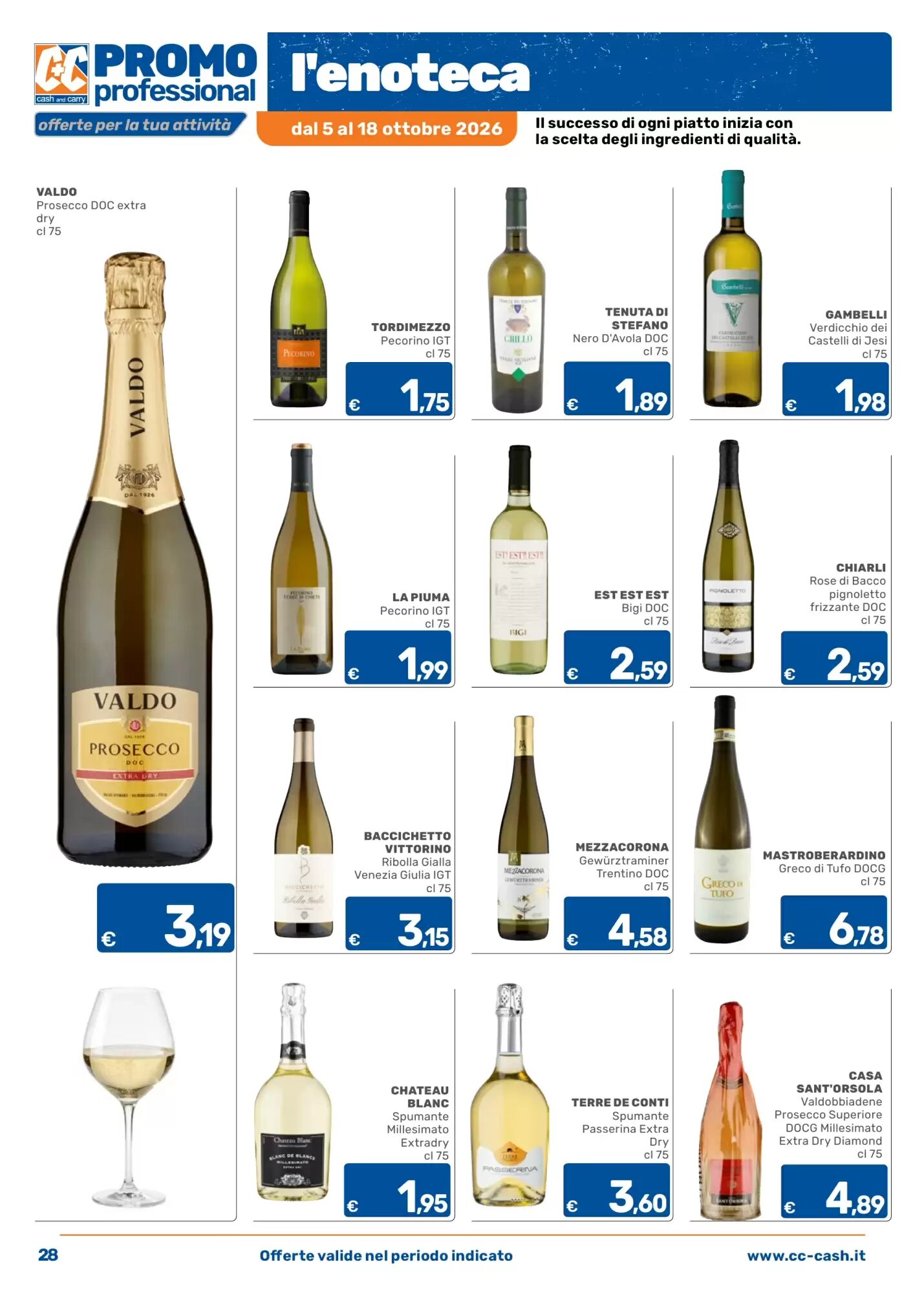 Volantino promozionale C+C Cash and Carry  valide dal 05/10/2026 - Pagina 28.