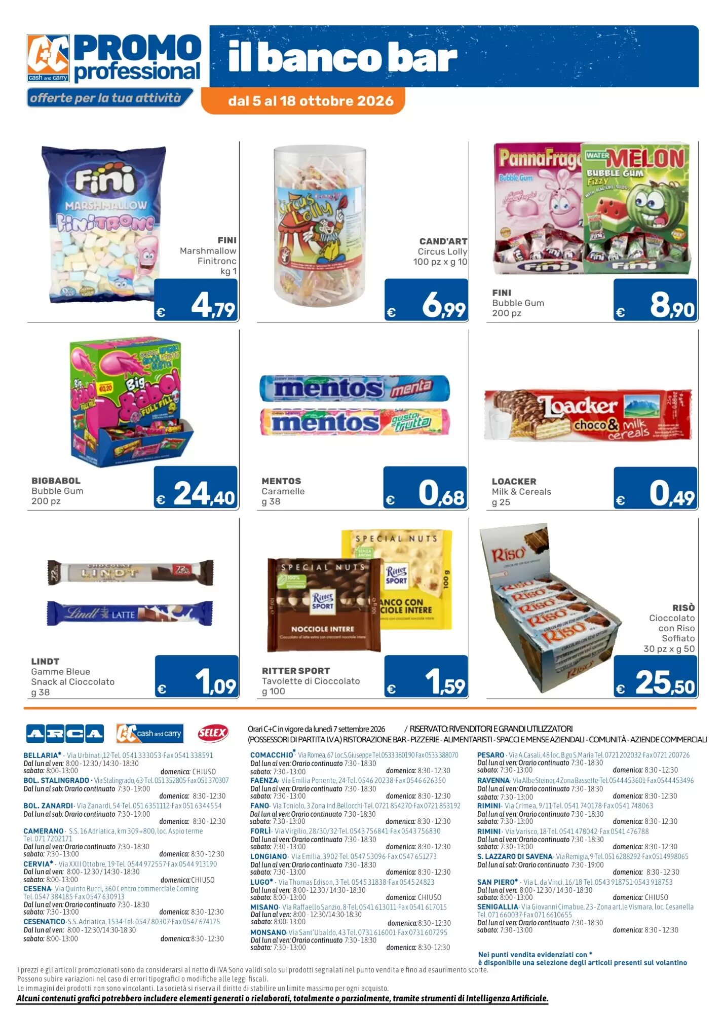 Volantino promozionale C+C Cash and Carry  valide dal 05/10/2026 - Pagina 32.