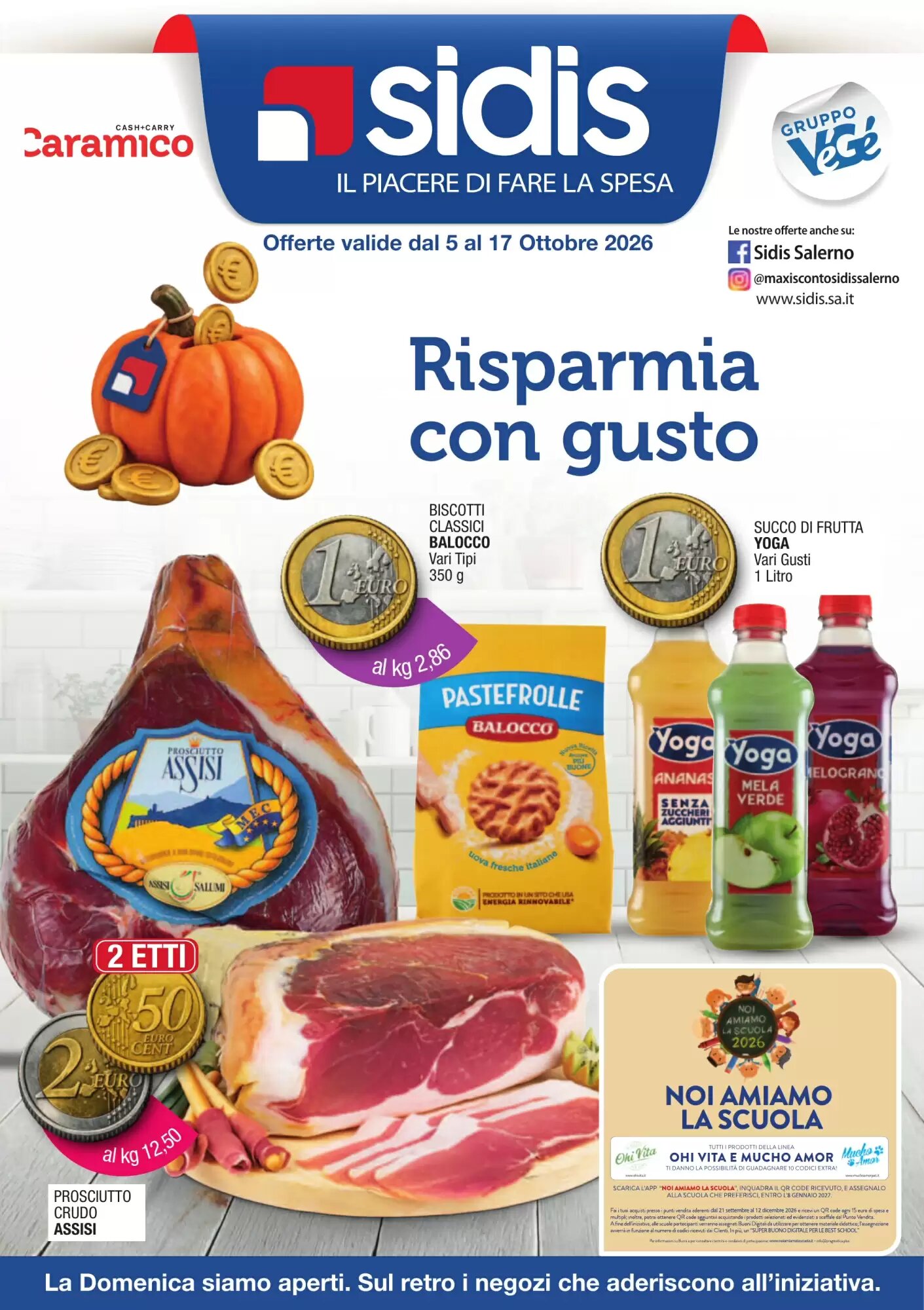 Volantino promozionale Sidis valide dal 05/10/2026 - Pagina 1.