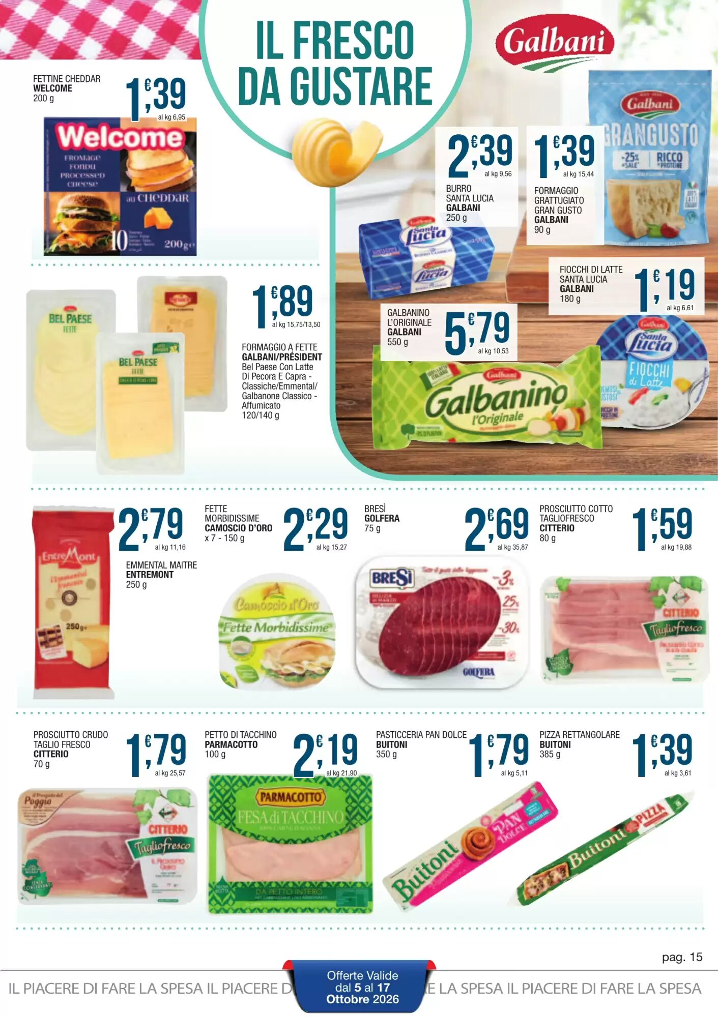 Volantino promozionale Sidis  valide dal 05/10/2026 - Pagina 15.