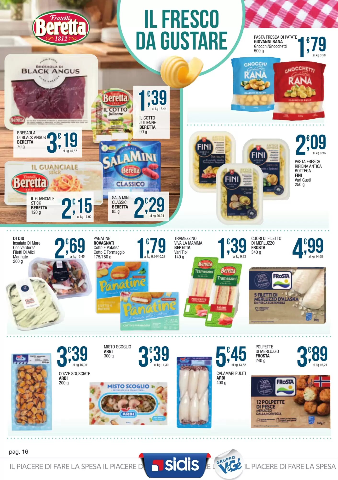 Volantino promozionale Sidis  valide dal 05/10/2026 - Pagina 16.