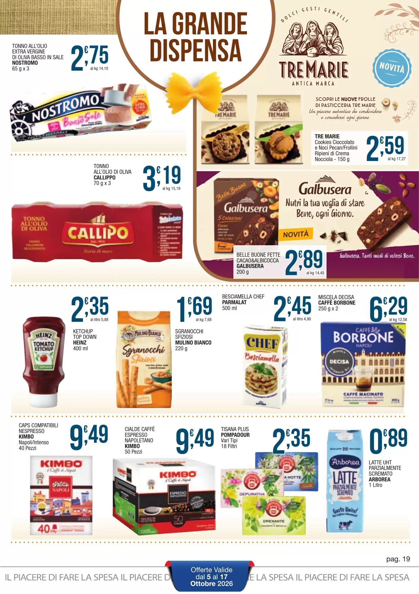 Volantino promozionale Sidis  valide dal 05/10/2026 - Pagina 19.