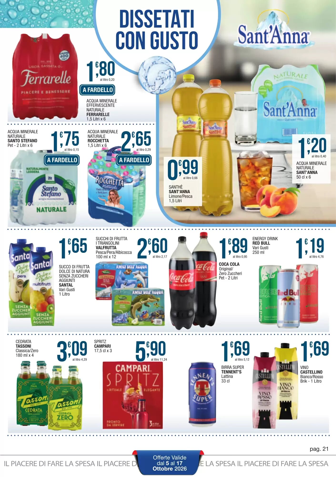 Volantino promozionale Sidis  valide dal 05/10/2026 - Pagina 21.