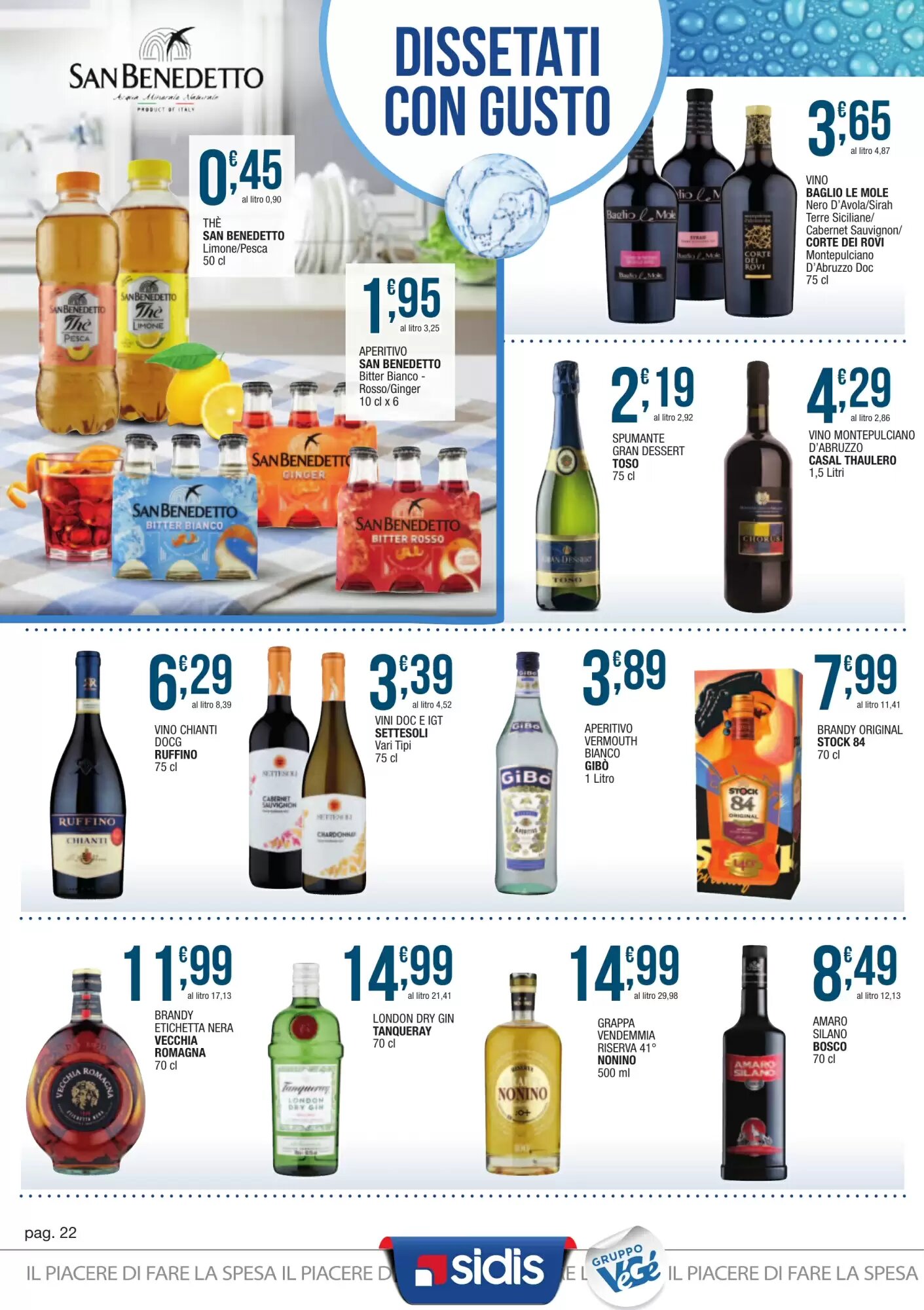 Volantino promozionale Sidis  valide dal 05/10/2026 - Pagina 22.
