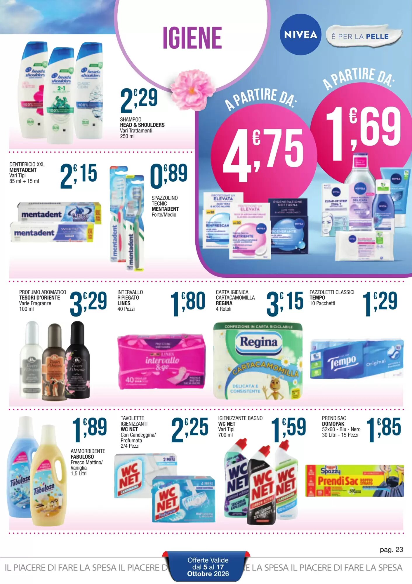Volantino promozionale Sidis  valide dal 05/10/2026 - Pagina 23.
