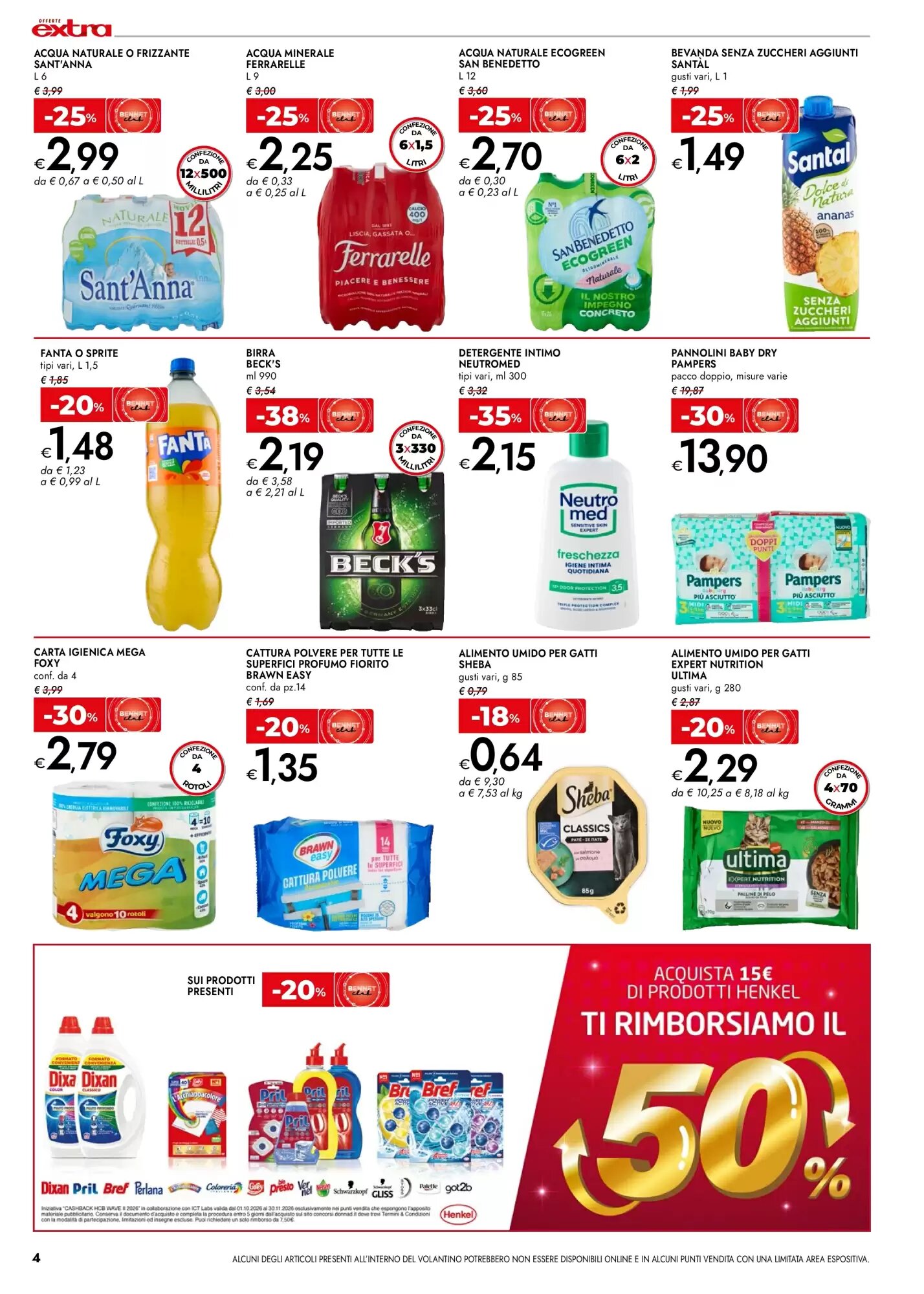 Volantino promozionale Bennet  valide dal 05/10/2026 - Pagina 4.