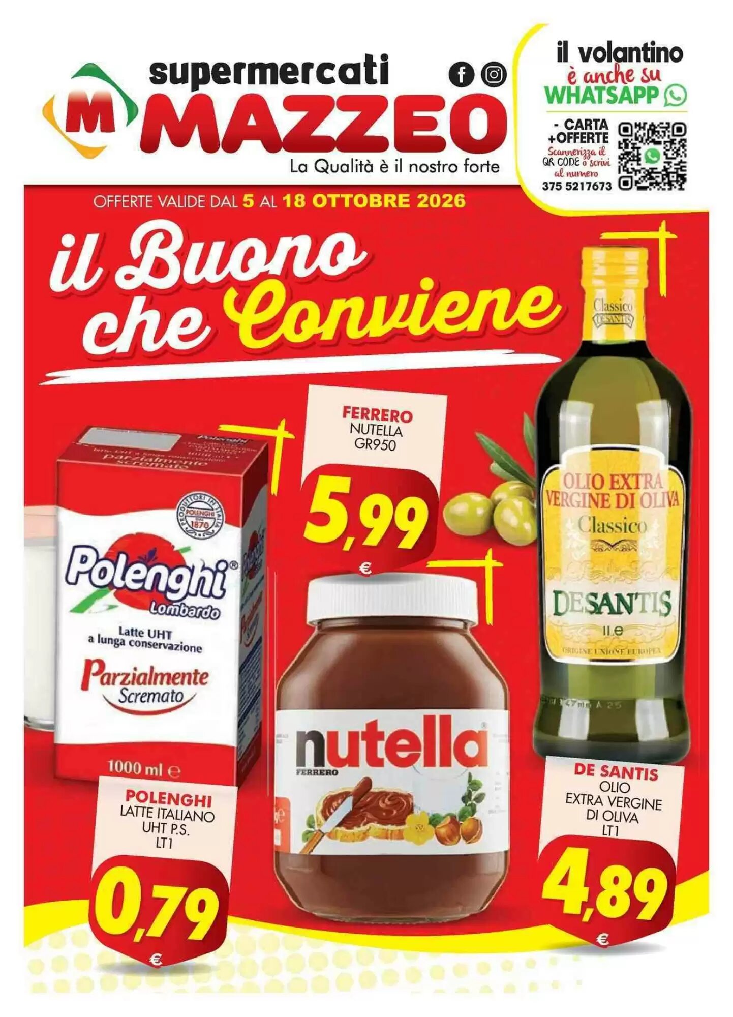 Volantino promozionale Mazzeo Giocattoli  valide dal 05/10/2026 - Pagina 1.