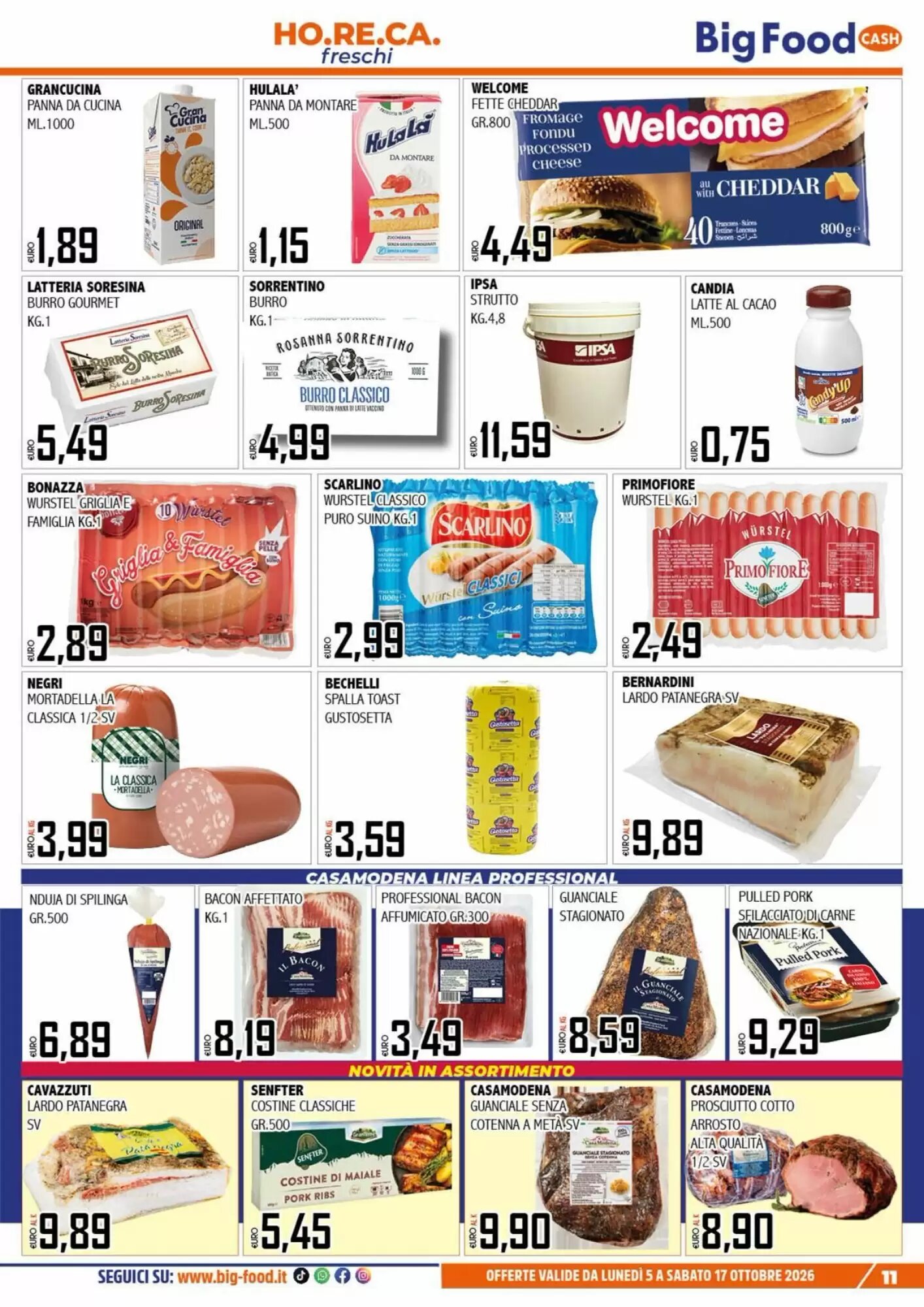 Volantino promozionale Big Food  valide dal 05/10/2026 - Pagina 11.
