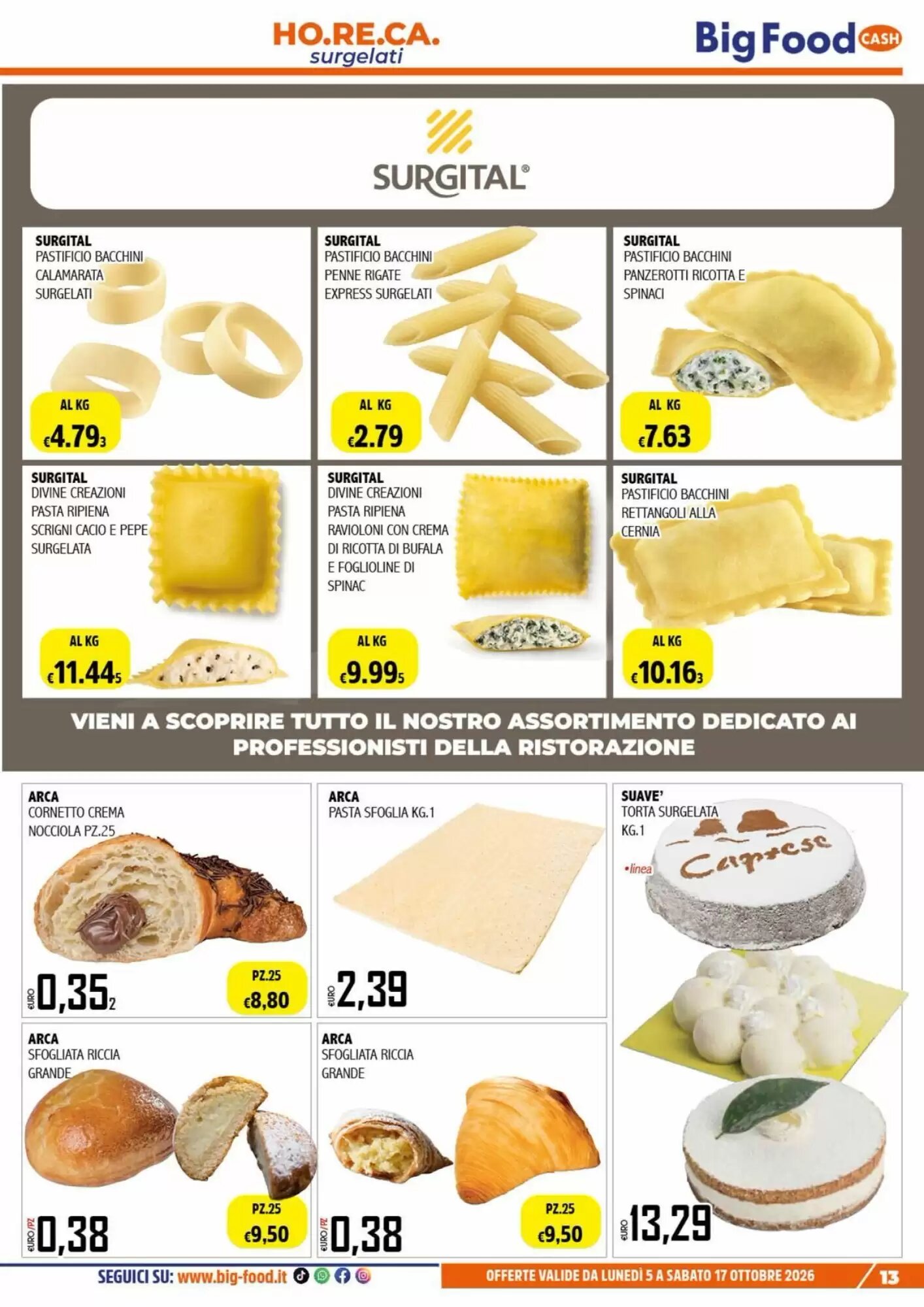 Volantino promozionale Big Food  valide dal 05/10/2026 - Pagina 13.