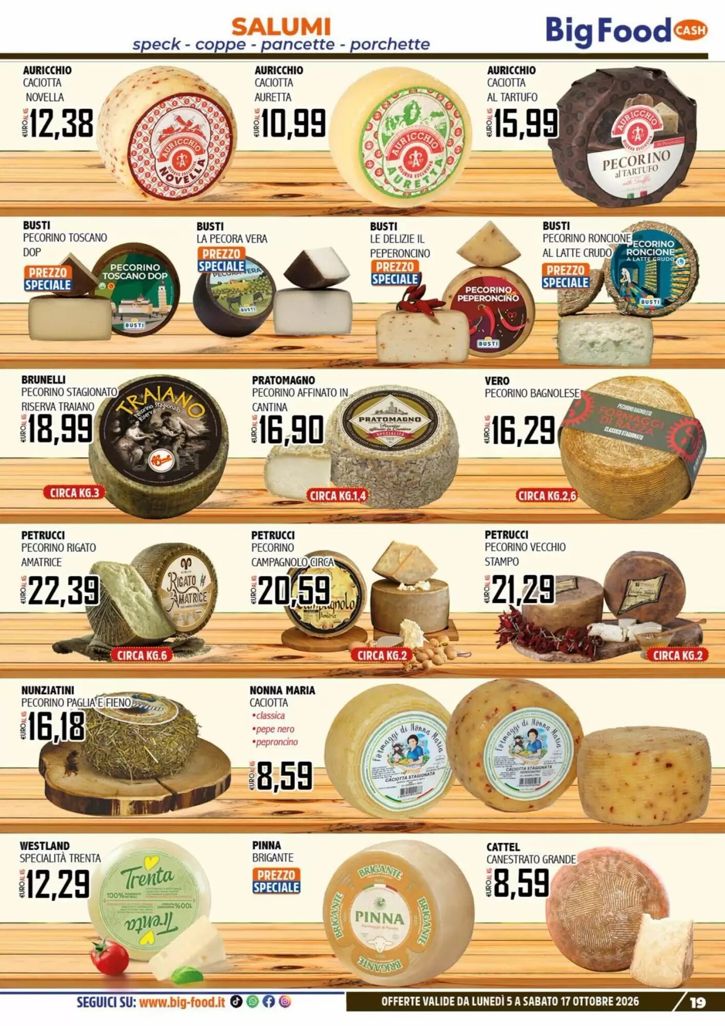 Volantino promozionale Big Food  valide dal 05/10/2026 - Pagina 19.