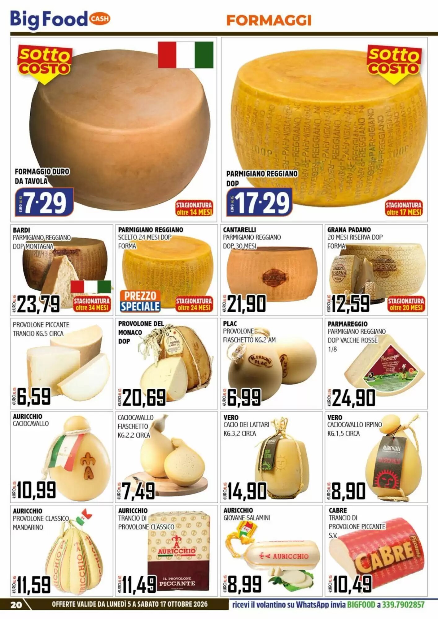 Volantino promozionale Big Food  valide dal 05/10/2026 - Pagina 20.