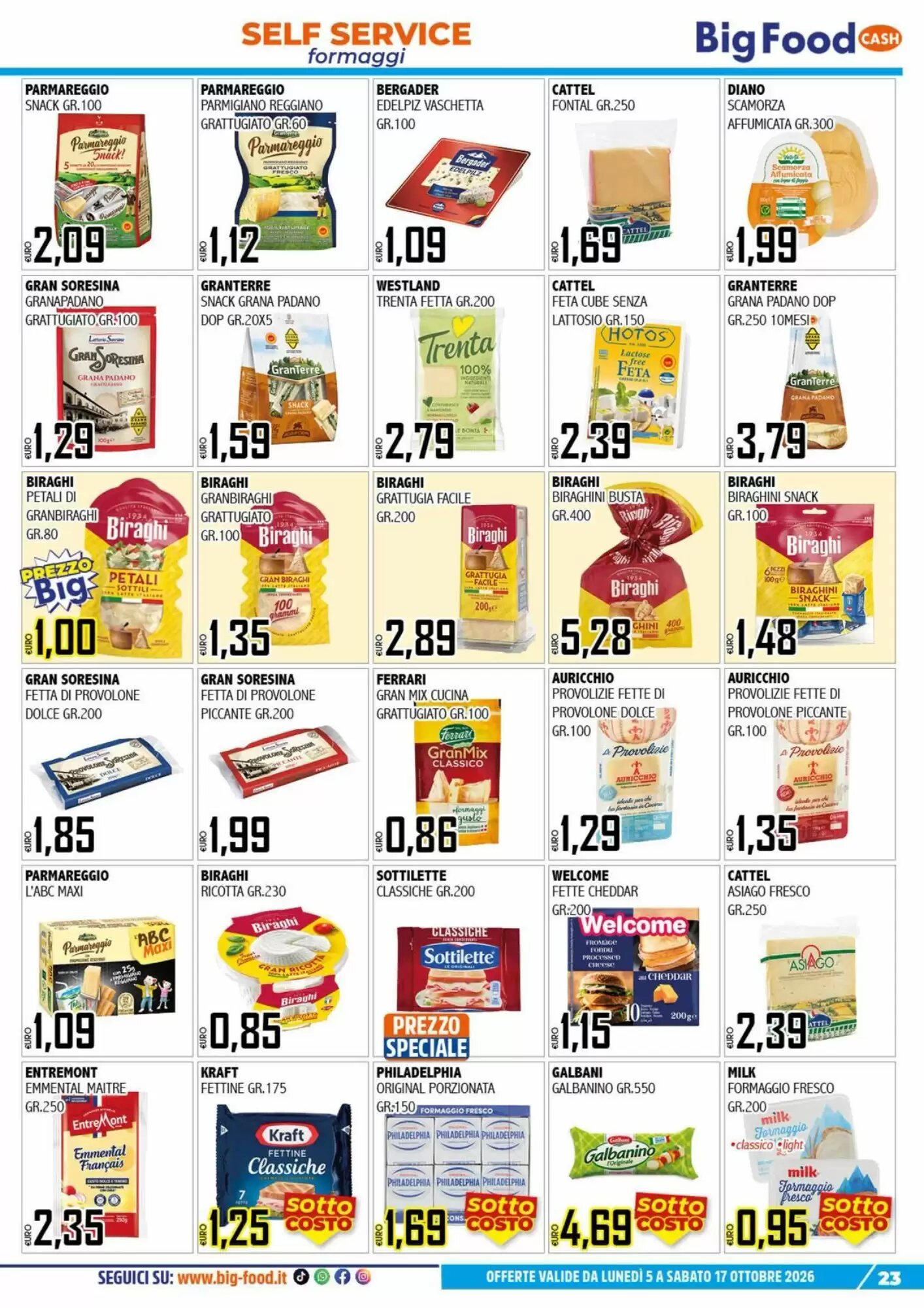 Volantino promozionale Big Food  valide dal 05/10/2026 - Pagina 23.