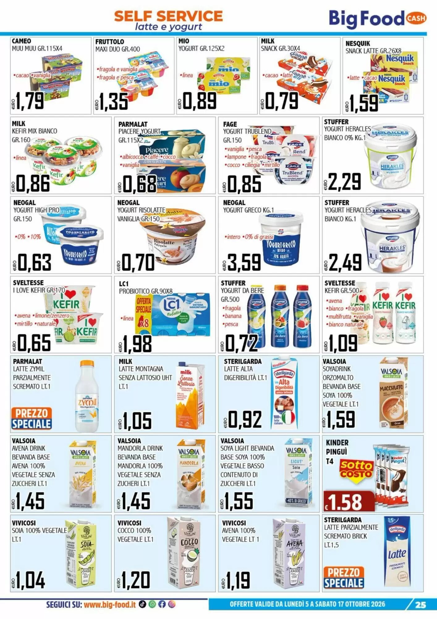 Volantino promozionale Big Food  valide dal 05/10/2026 - Pagina 25.